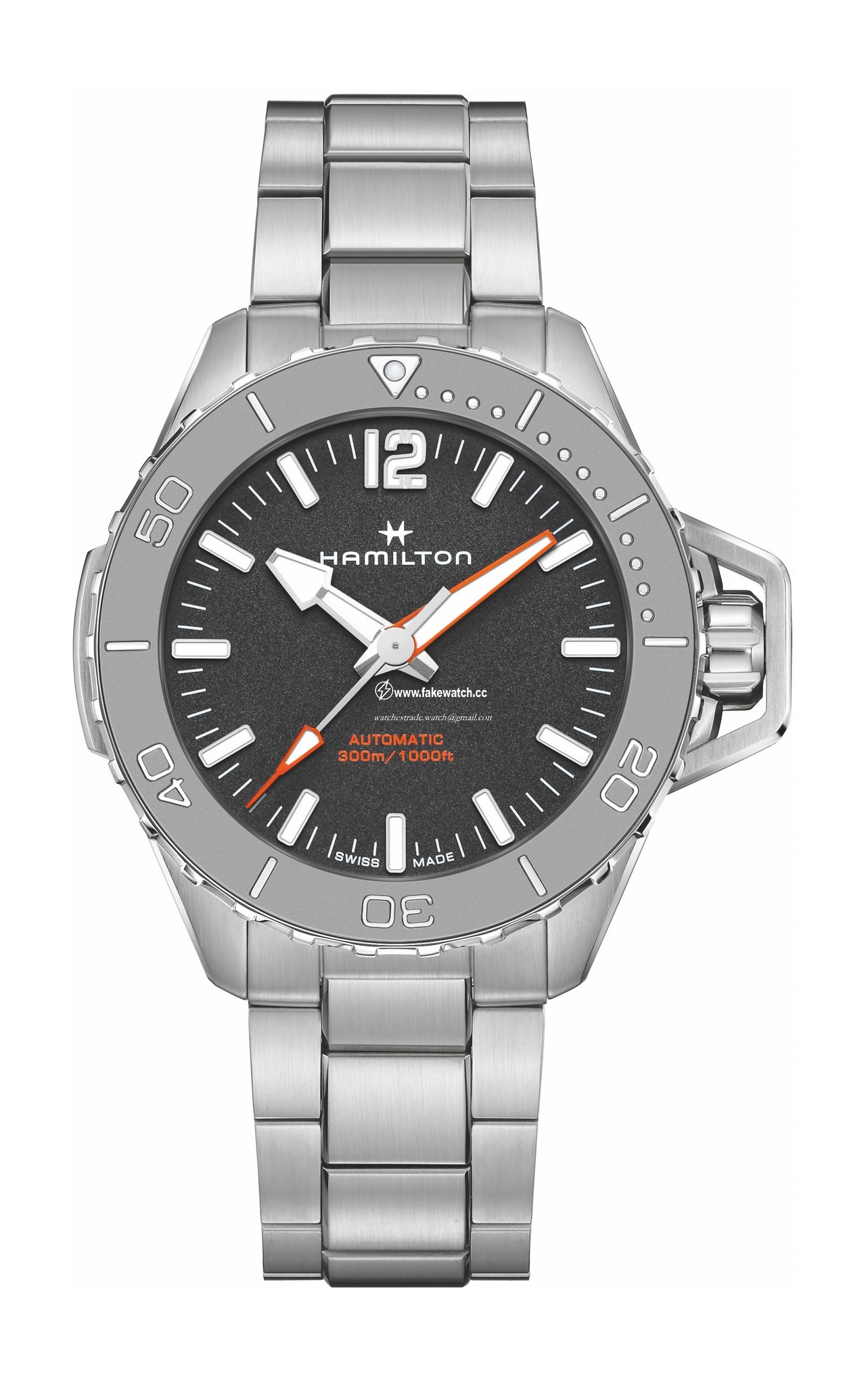 Hamilton Khaki Navy Frogman Auto 46mm H77815130