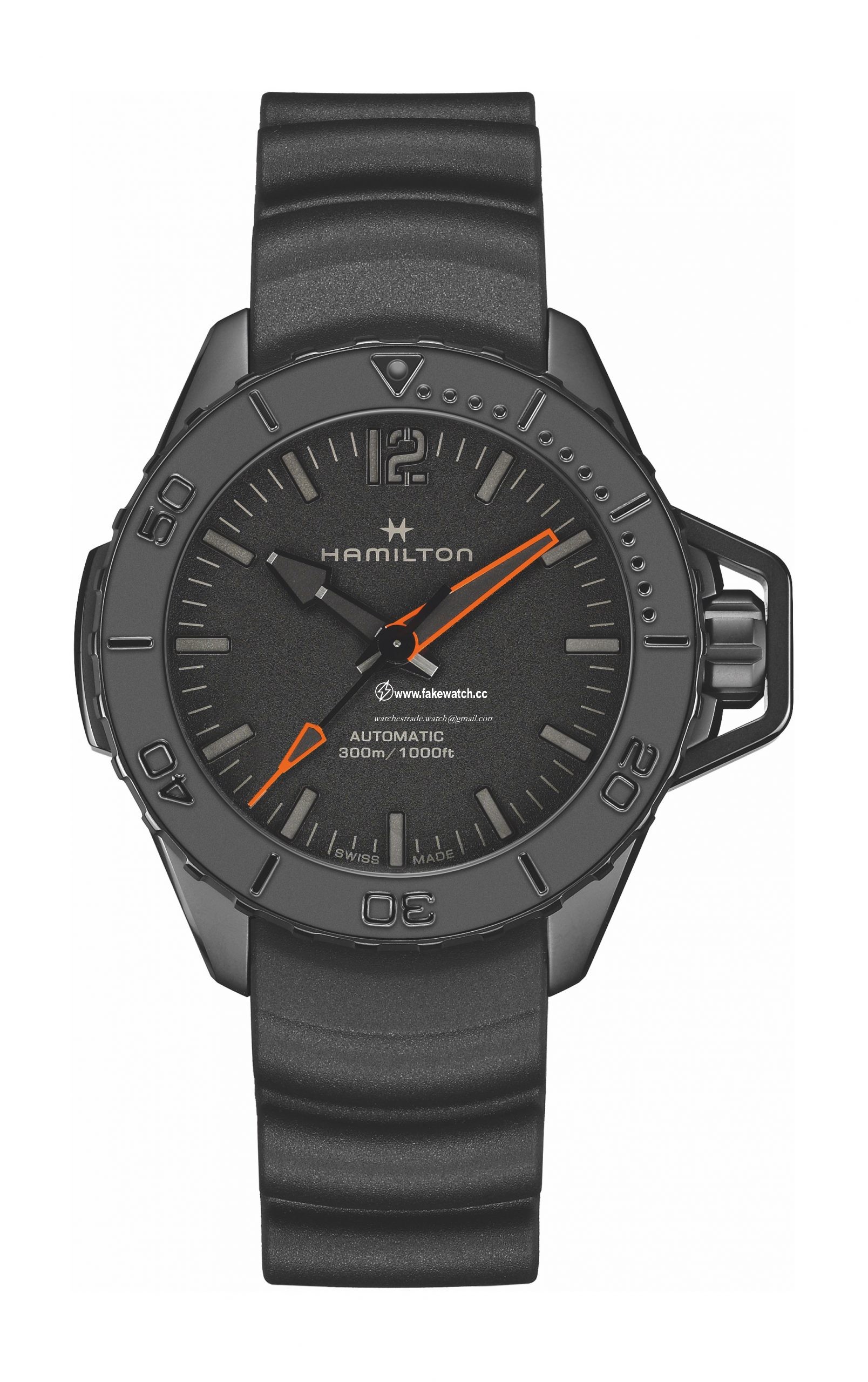 Hamilton Khaki Navy Frogman Auto 46mm H77845330