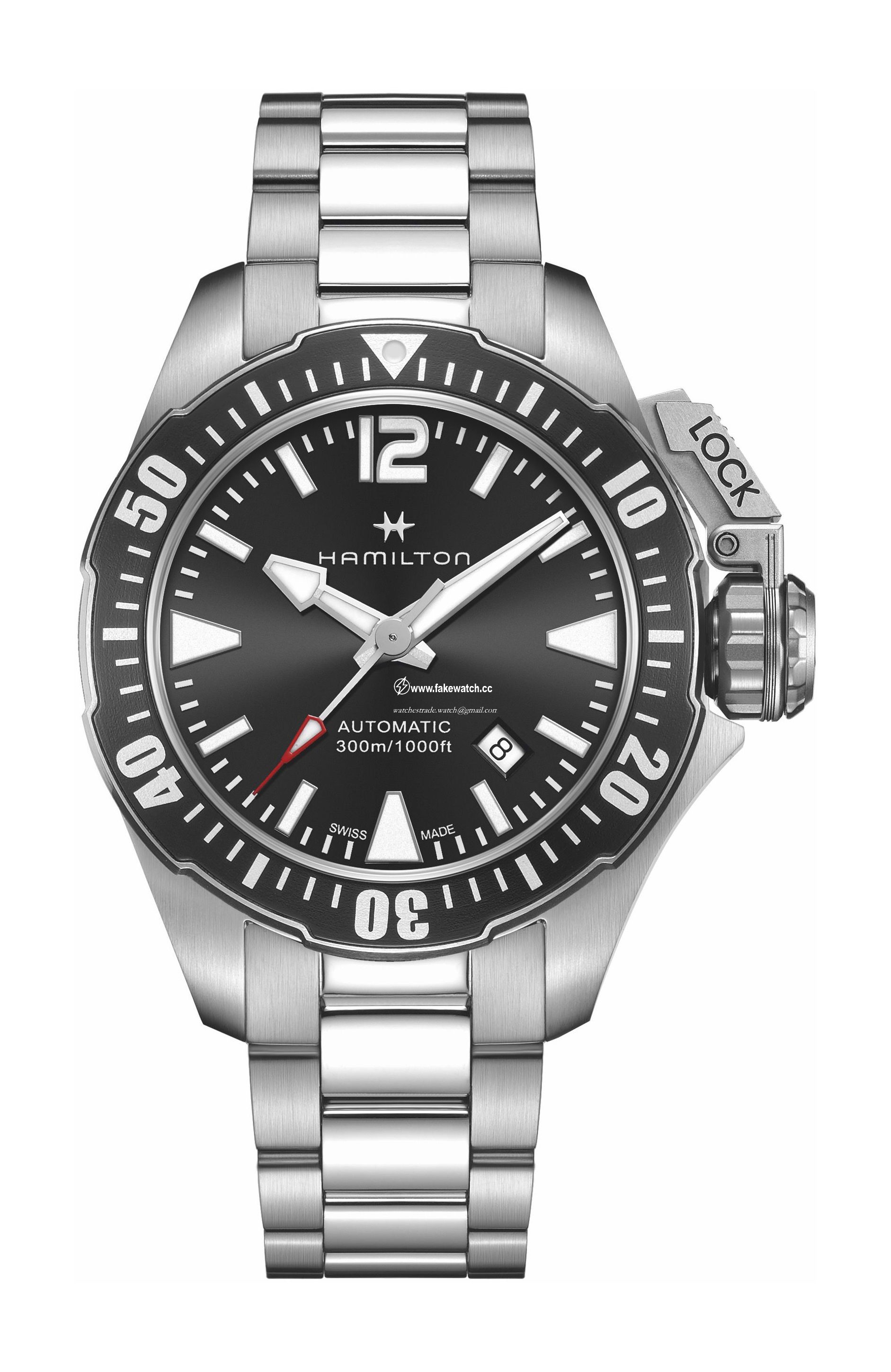 Hamilton Khaki Navy Frogman Auto H77605135