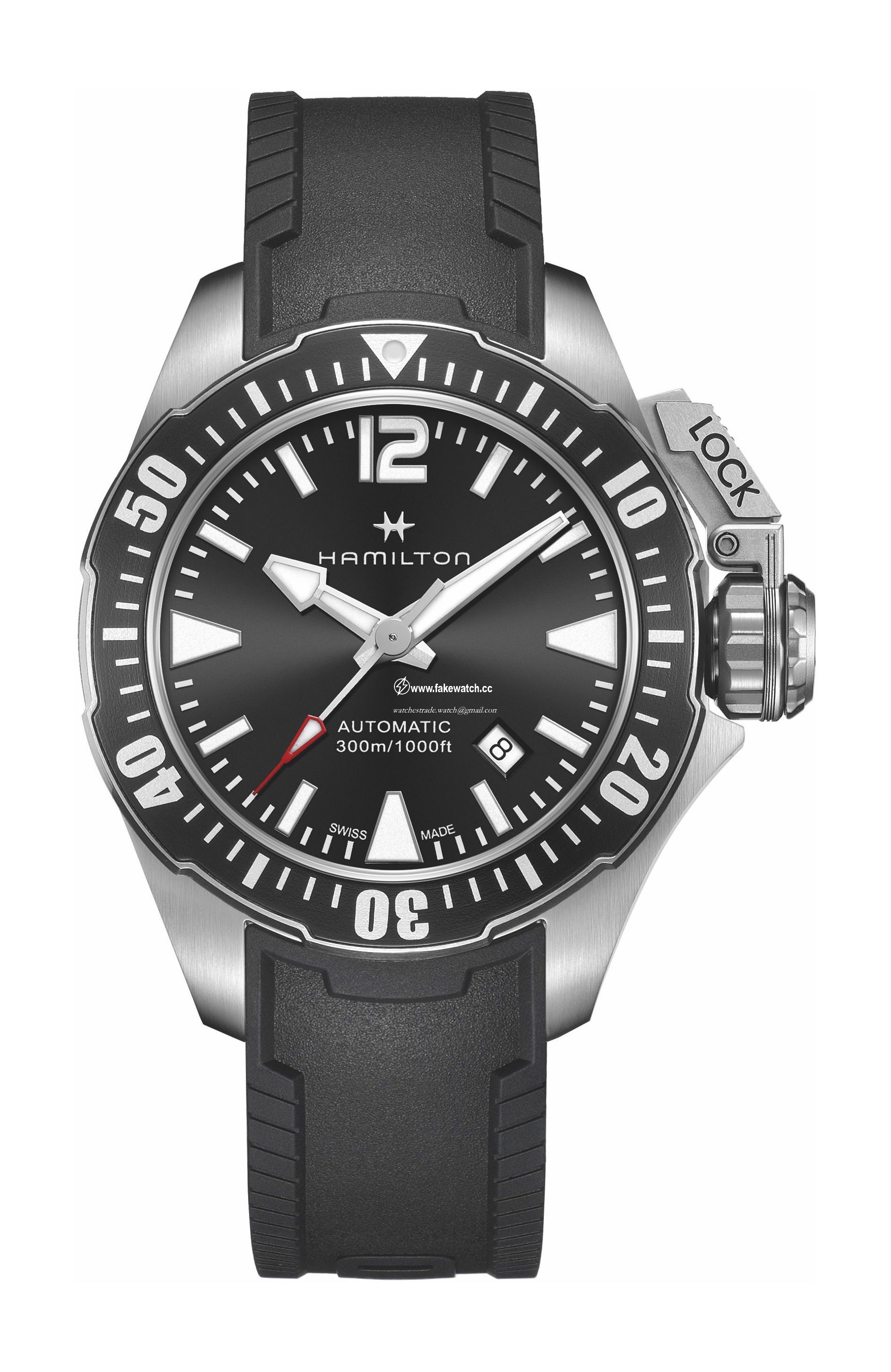 Hamilton Khaki Navy Frogman Auto H77605335
