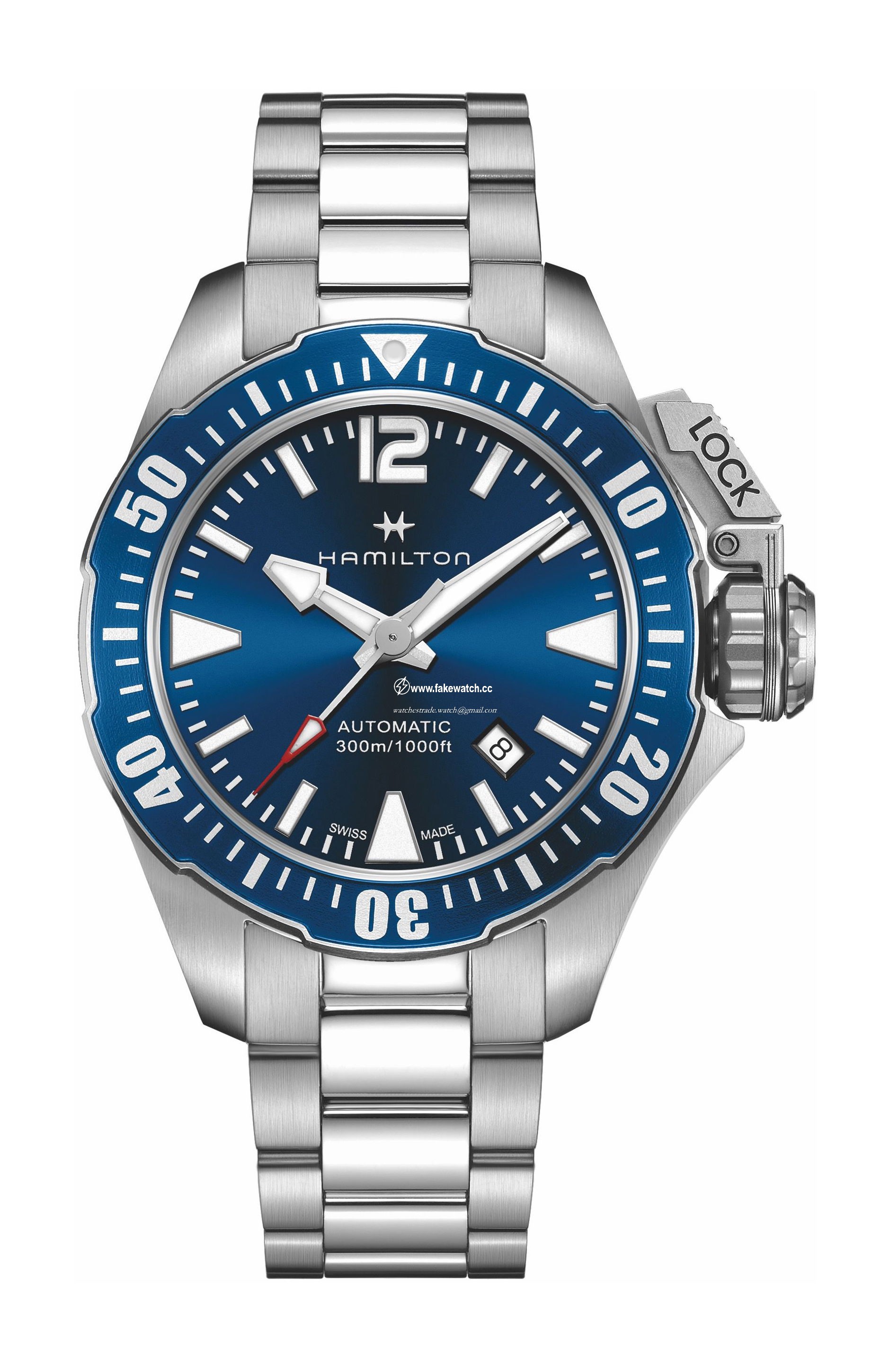 Hamilton Khaki Navy Frogman Auto H77705145