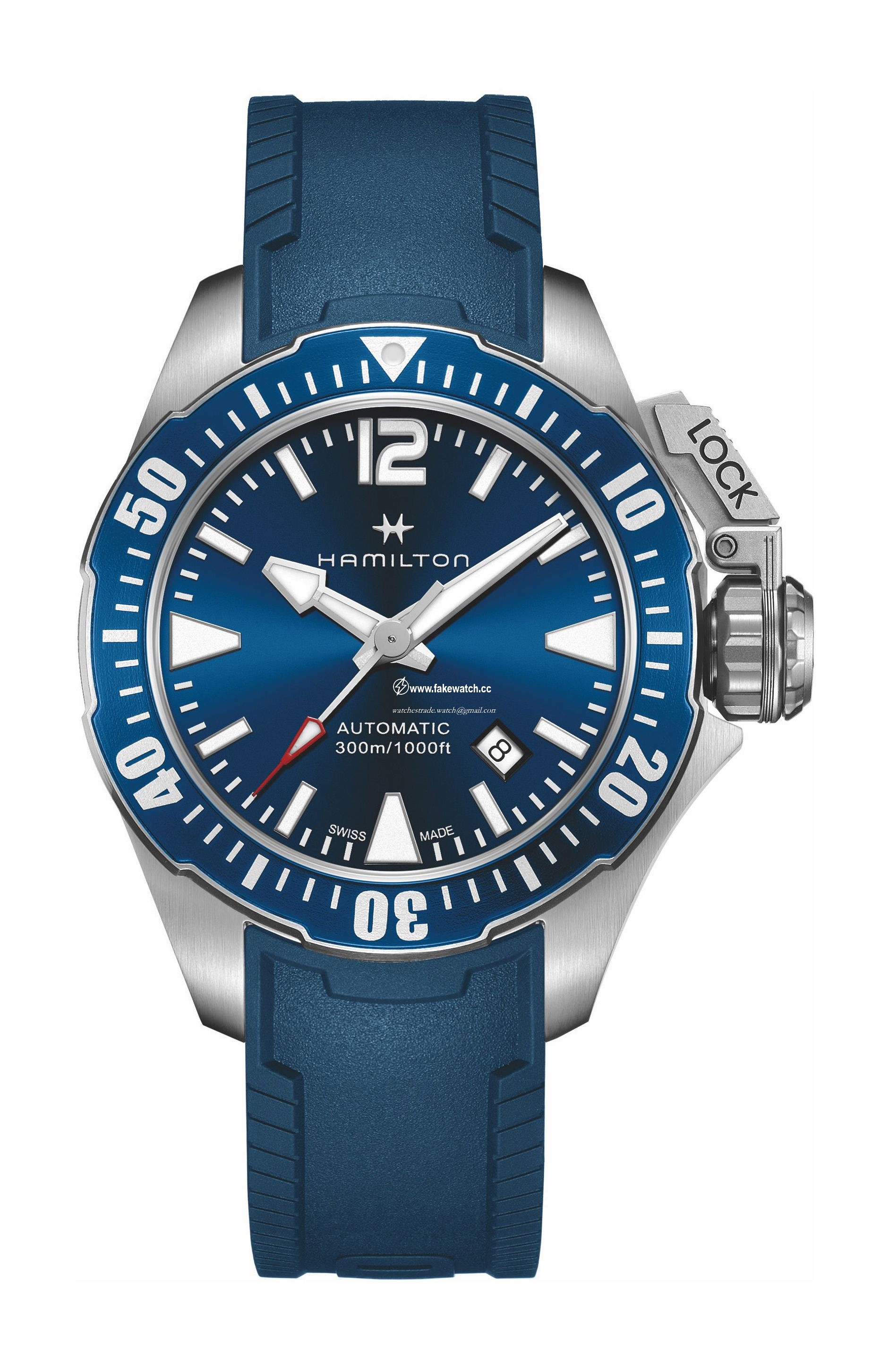 Hamilton Khaki Navy Frogman Auto H77705345