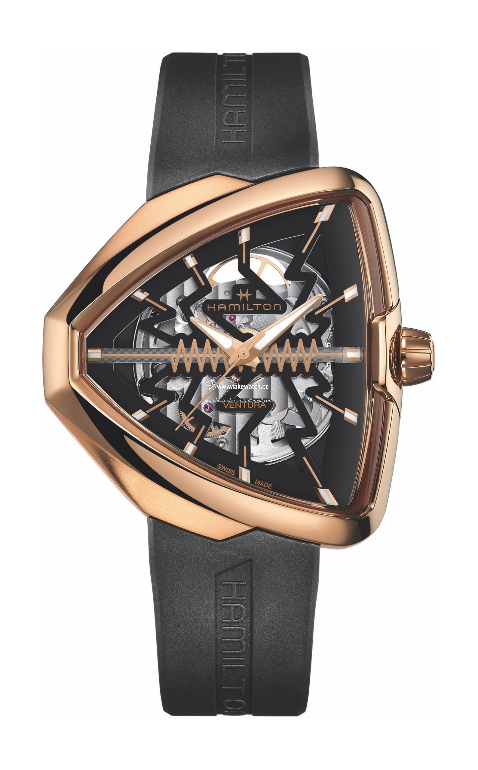 Hamilton Ventura Elvis80 Skeleton H24525331