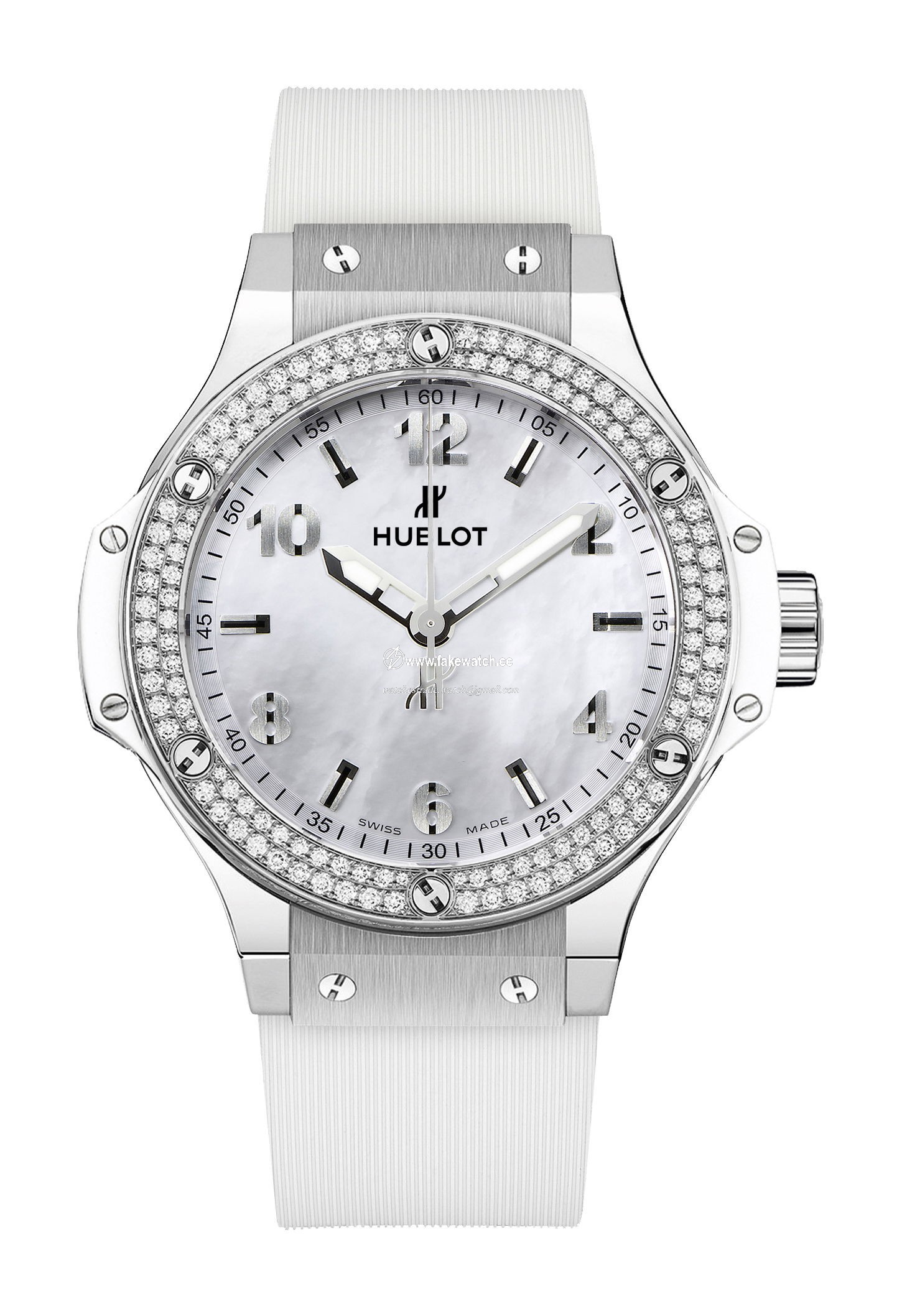 Hublot Big Bang All White Diamonds Mother of  Pearl 361.SE.6010.RW.1104