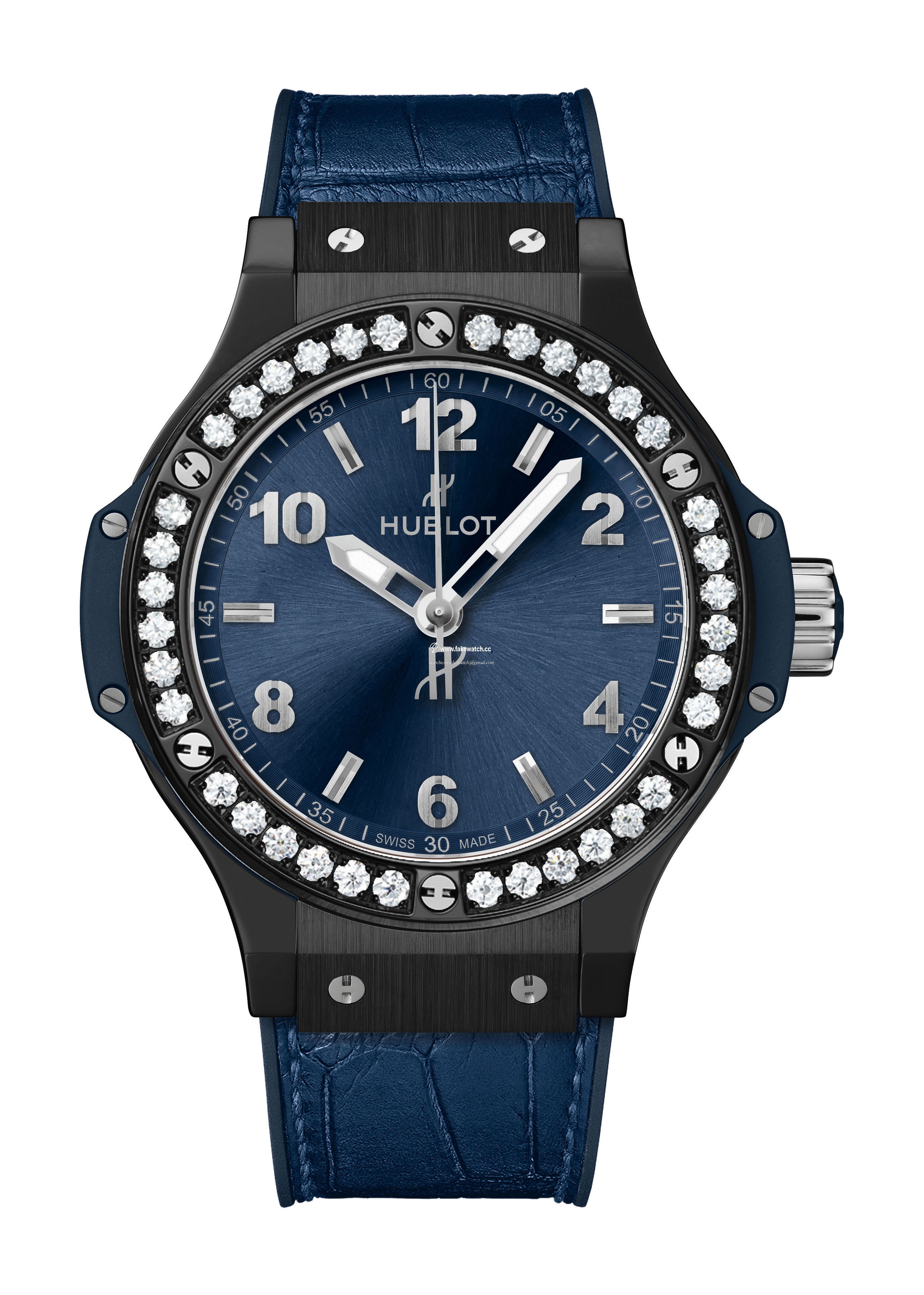 Hublot Big Bang Ceramic Blue Diamonds 361.CM.7170.LR.1204