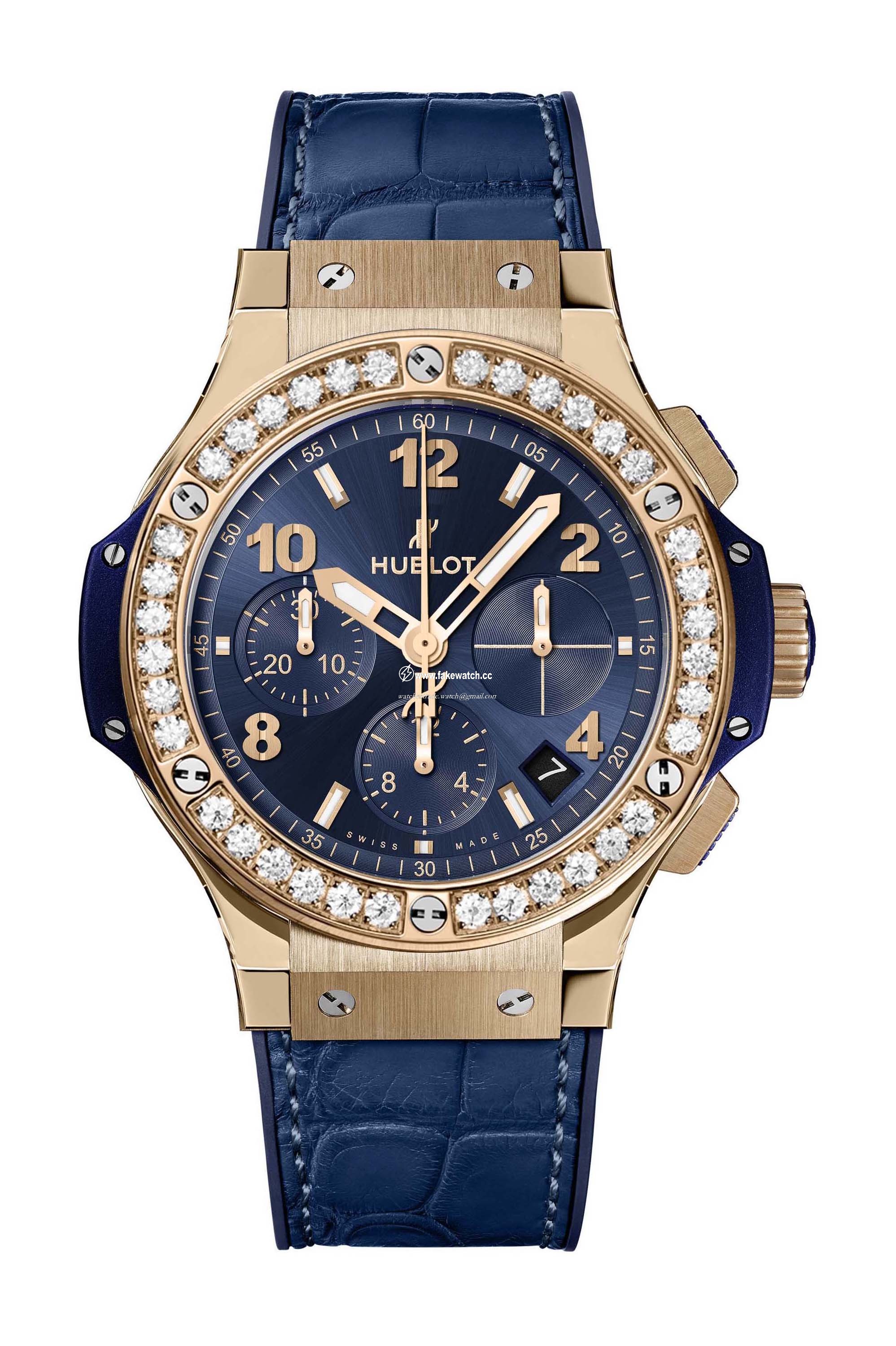 Hublot Big Bang Gold Blue Diamonds 341.PX.7180.LR.1204