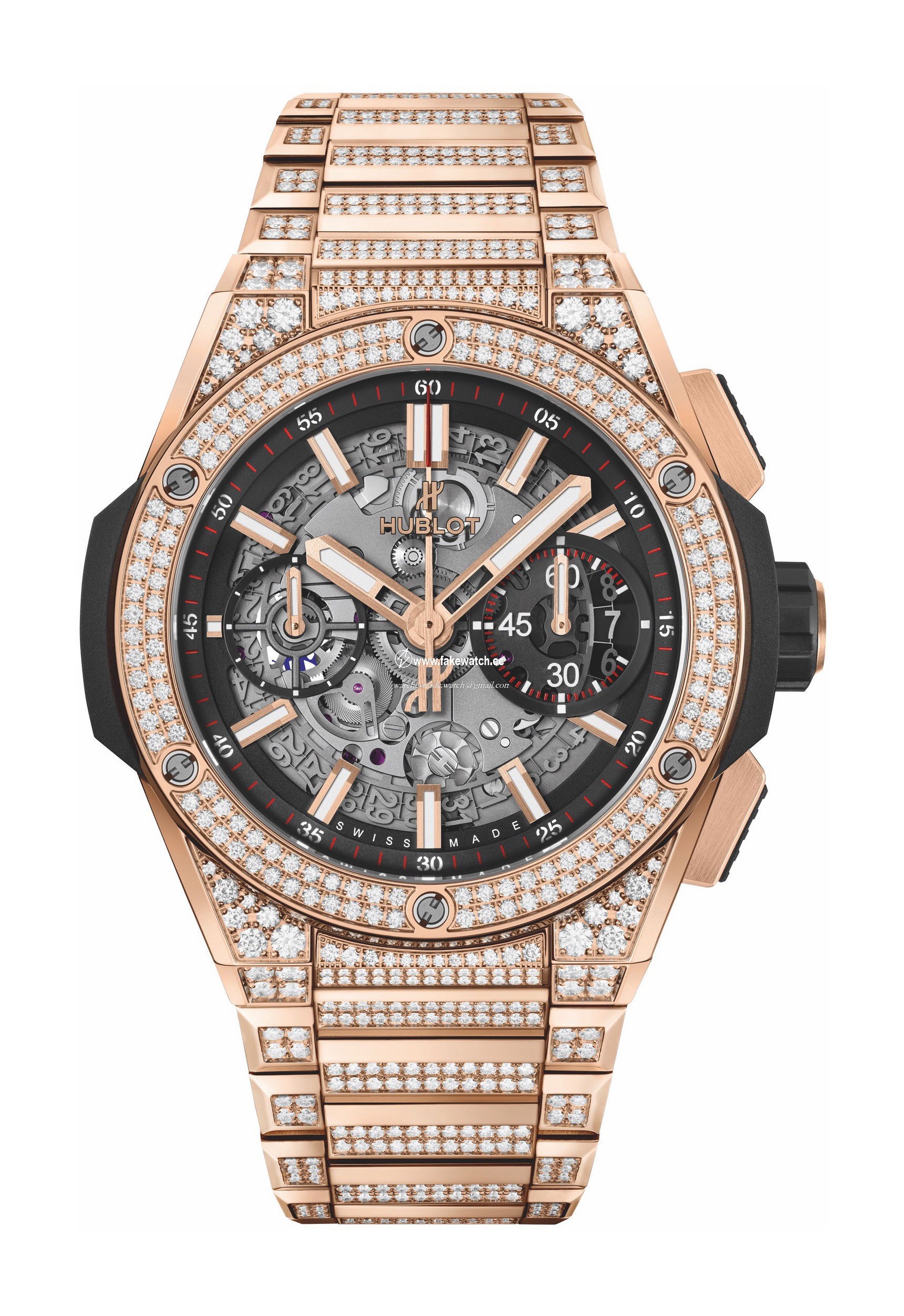 Hublot Big Bang Integral King Gold Pave 451.OX.1180.OX.3704