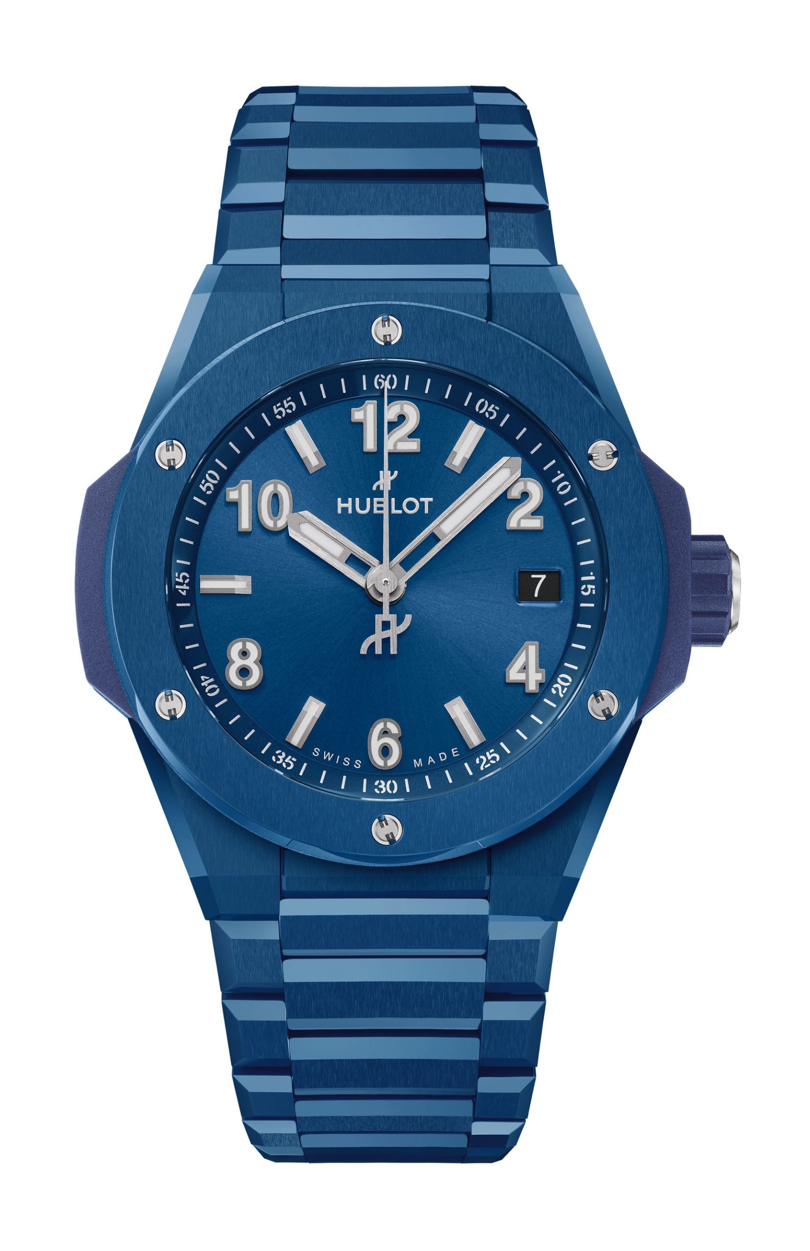 Hublot Big Bang Integrated Time Only Blue Ceramic 457.EX.7170.EX