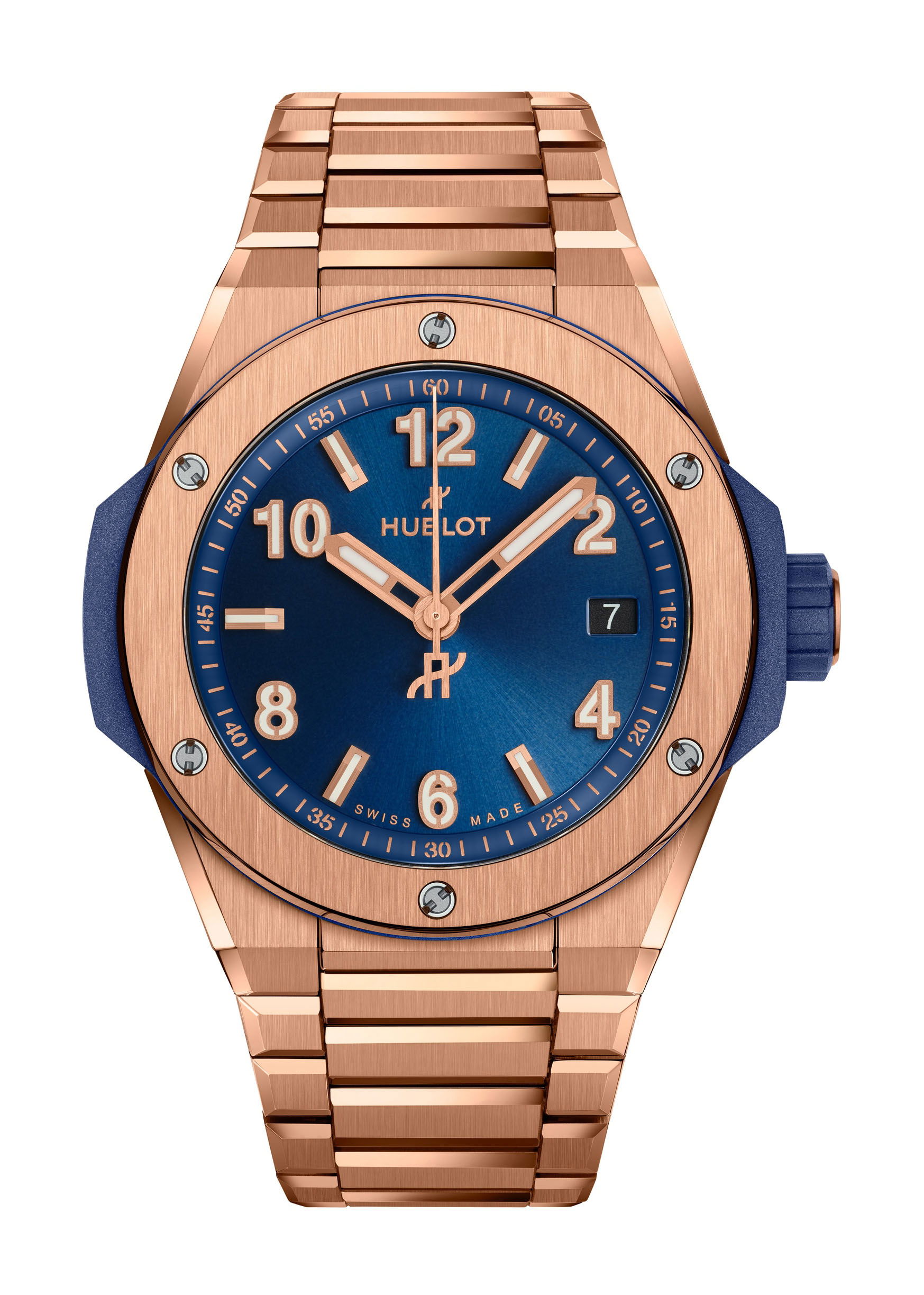 Hublot Big Bang Integrated Time Only King Gold Blue 457.OX.7180.OX