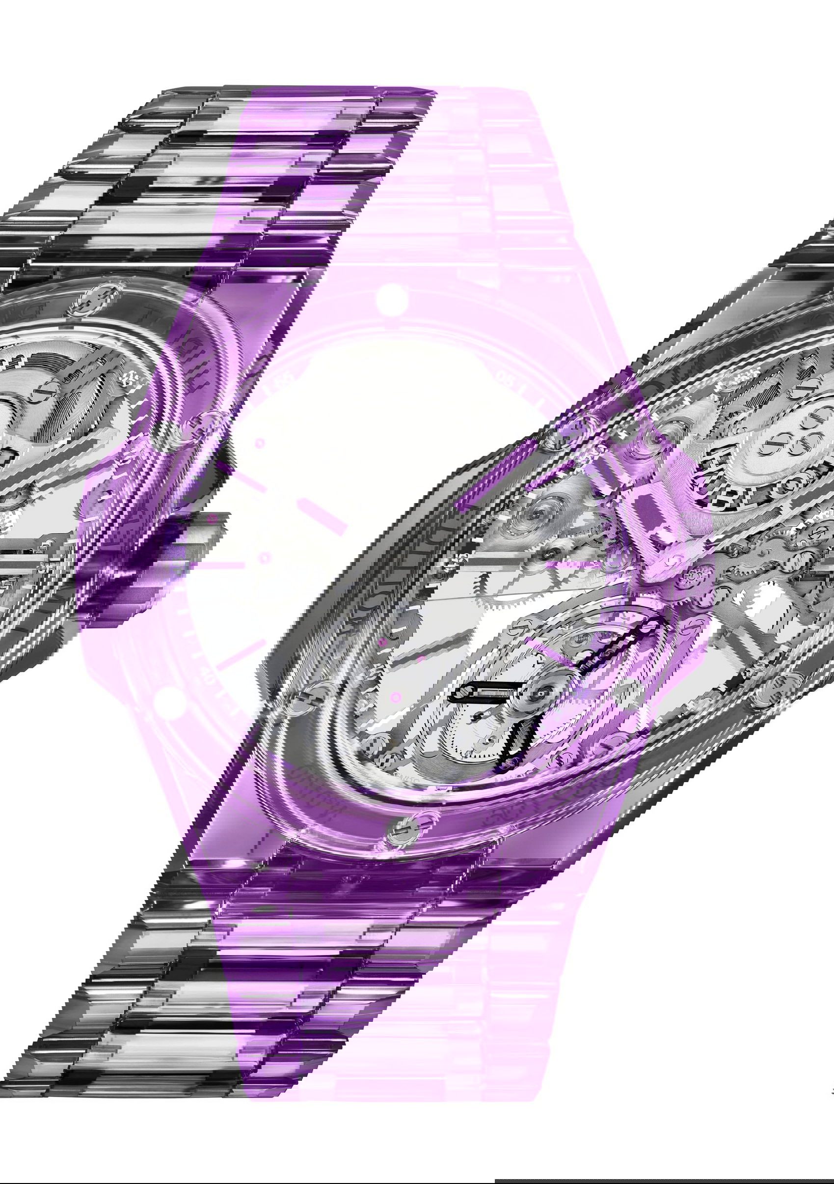 Hublot Big Bang Integrated Tourbillon Full Purple Sapphire 455.JM.0120.JM