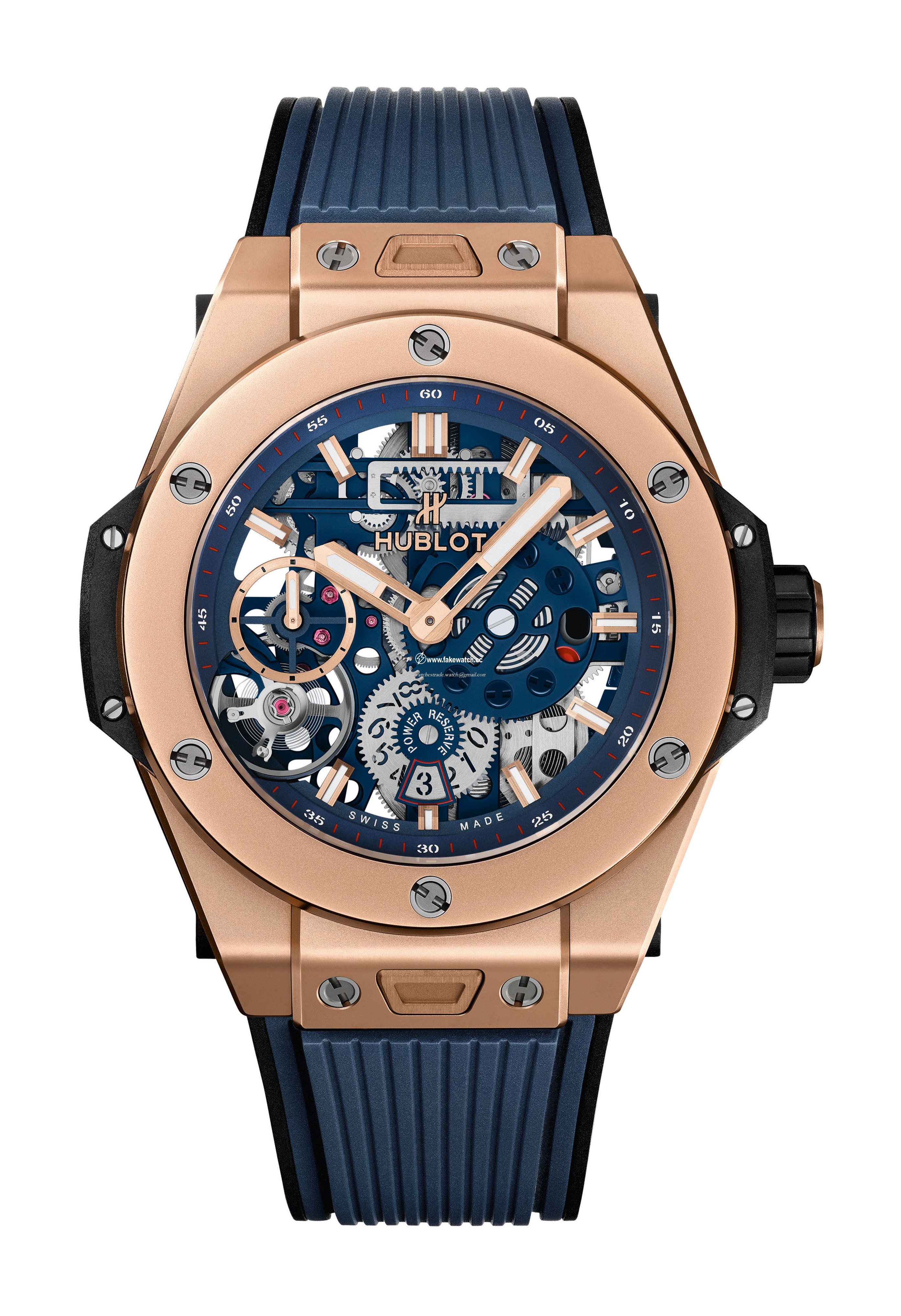 Hublot Big Bang MECA-10 King Gold Blue 414.OI.5123.RX
