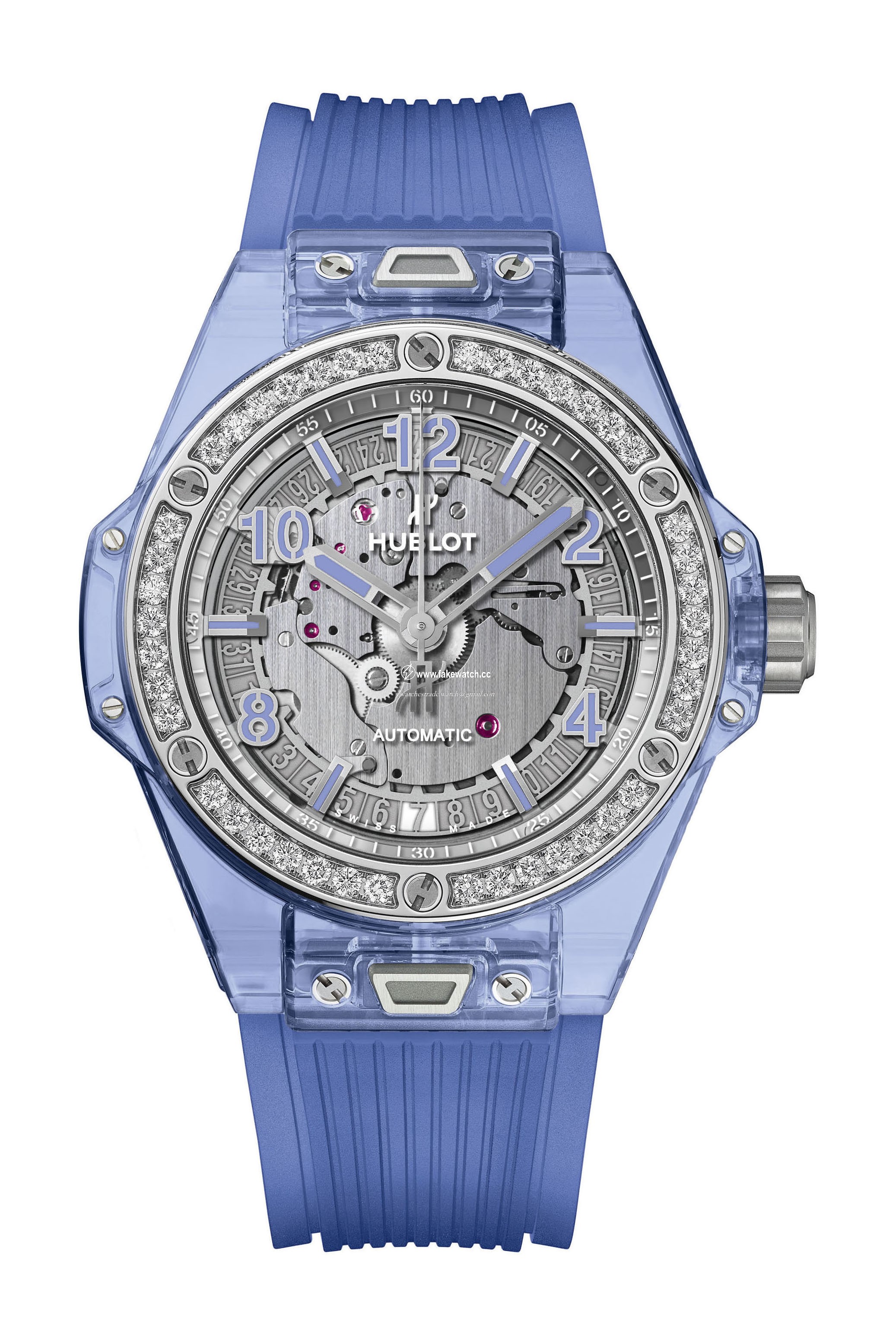 Hublot Big Bang One Click Blue Sapphire Diamonds 465.JL.4802.RT.1204