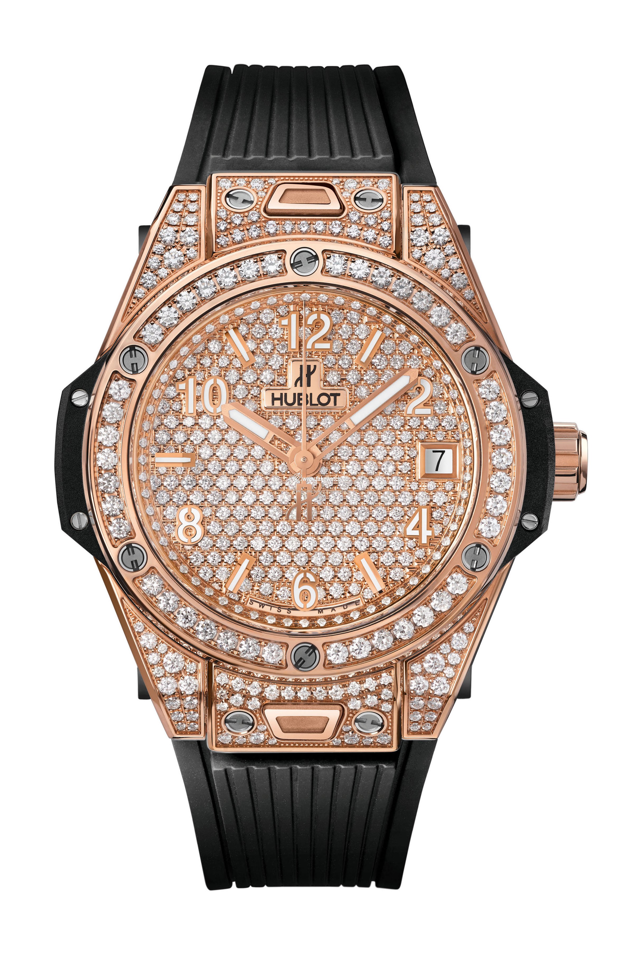 Hublot Big Bang One Click King Gold Full Pave 465.OX.9010.RX.1604