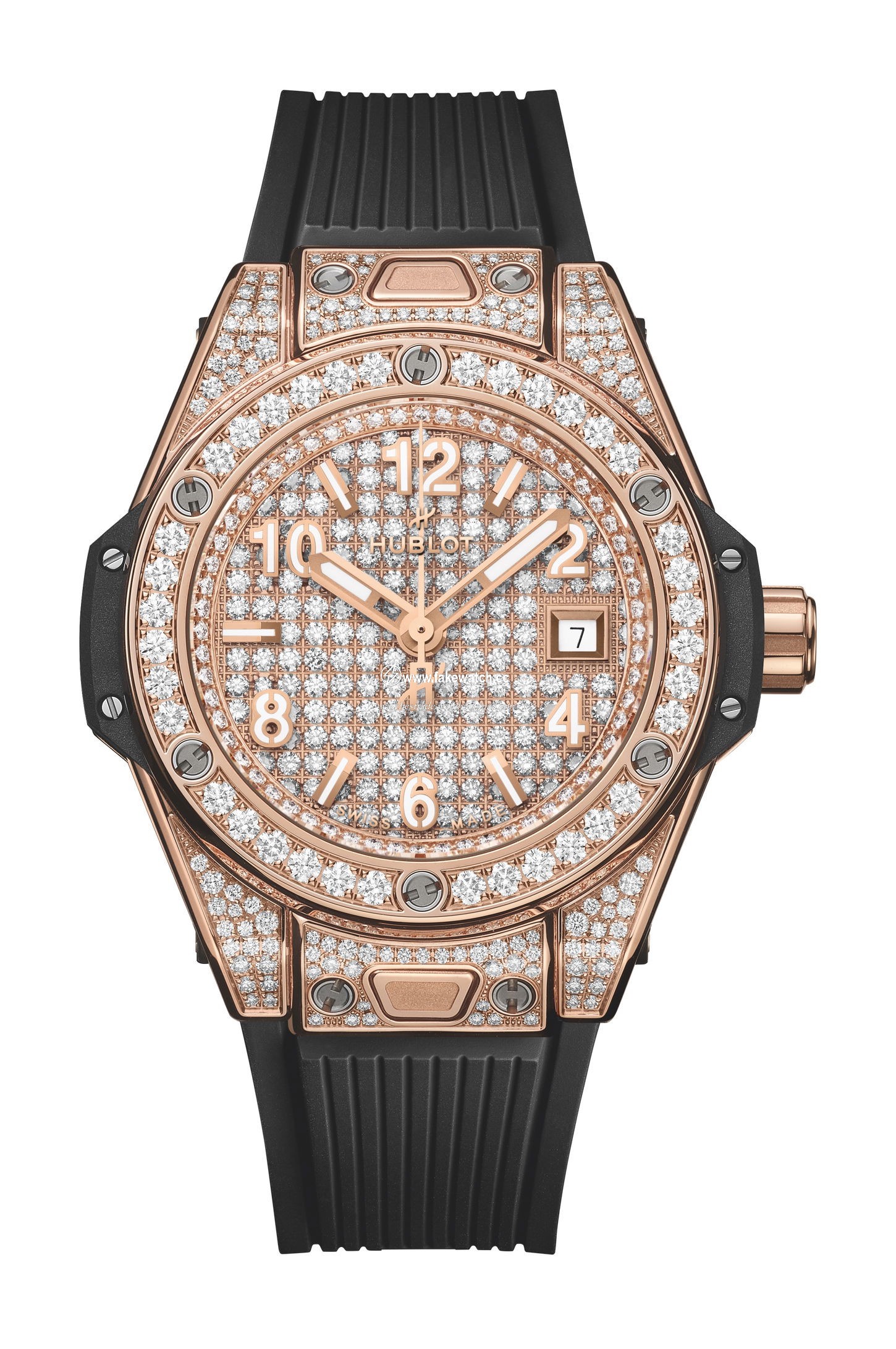 Hublot Big Bang One Click King Gold Full Pave 485.OX.9000.RX.1604