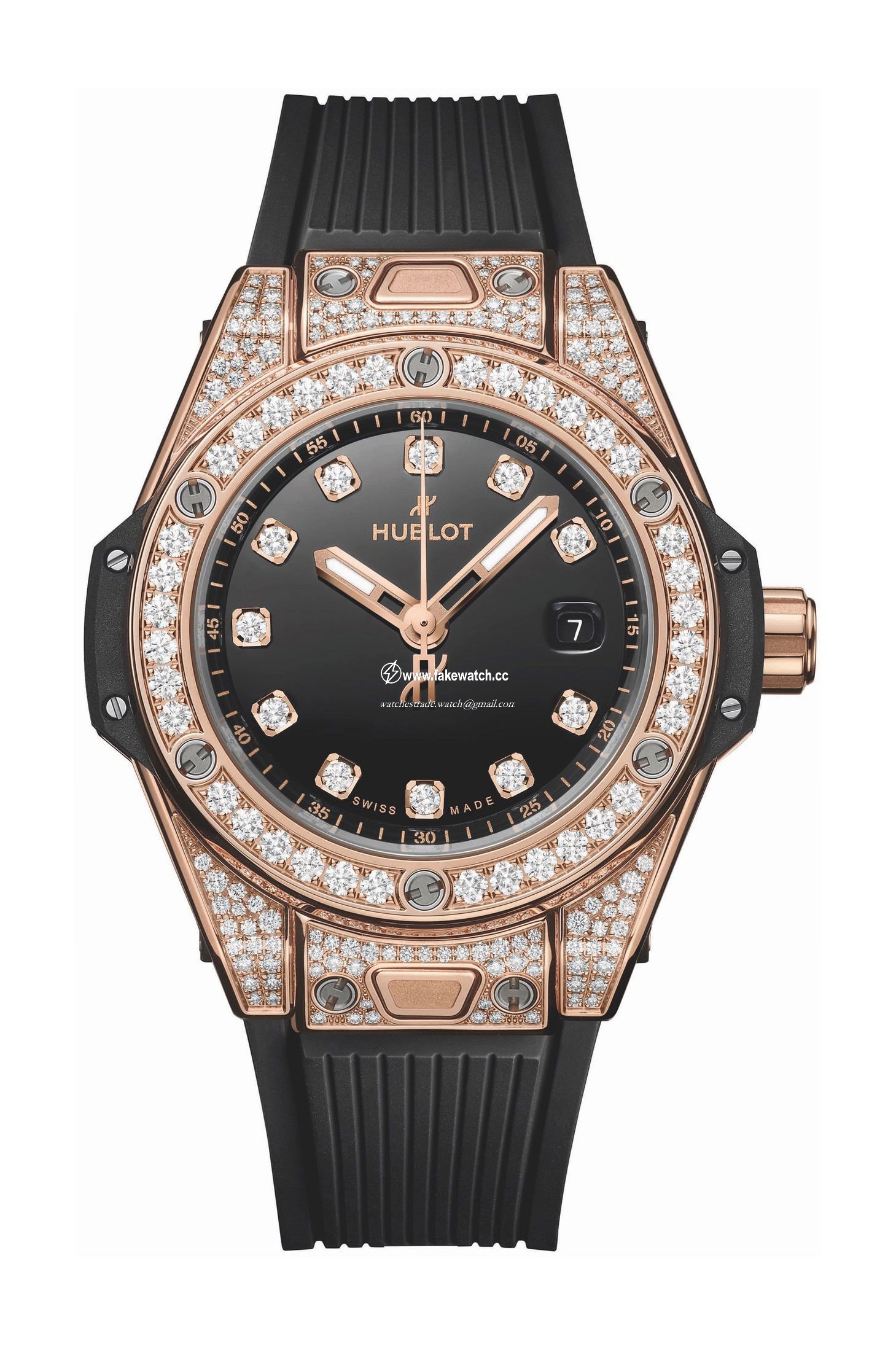 Hublot Big Bang One Click King Gold Pave 485.OX.1280.RX.1604
