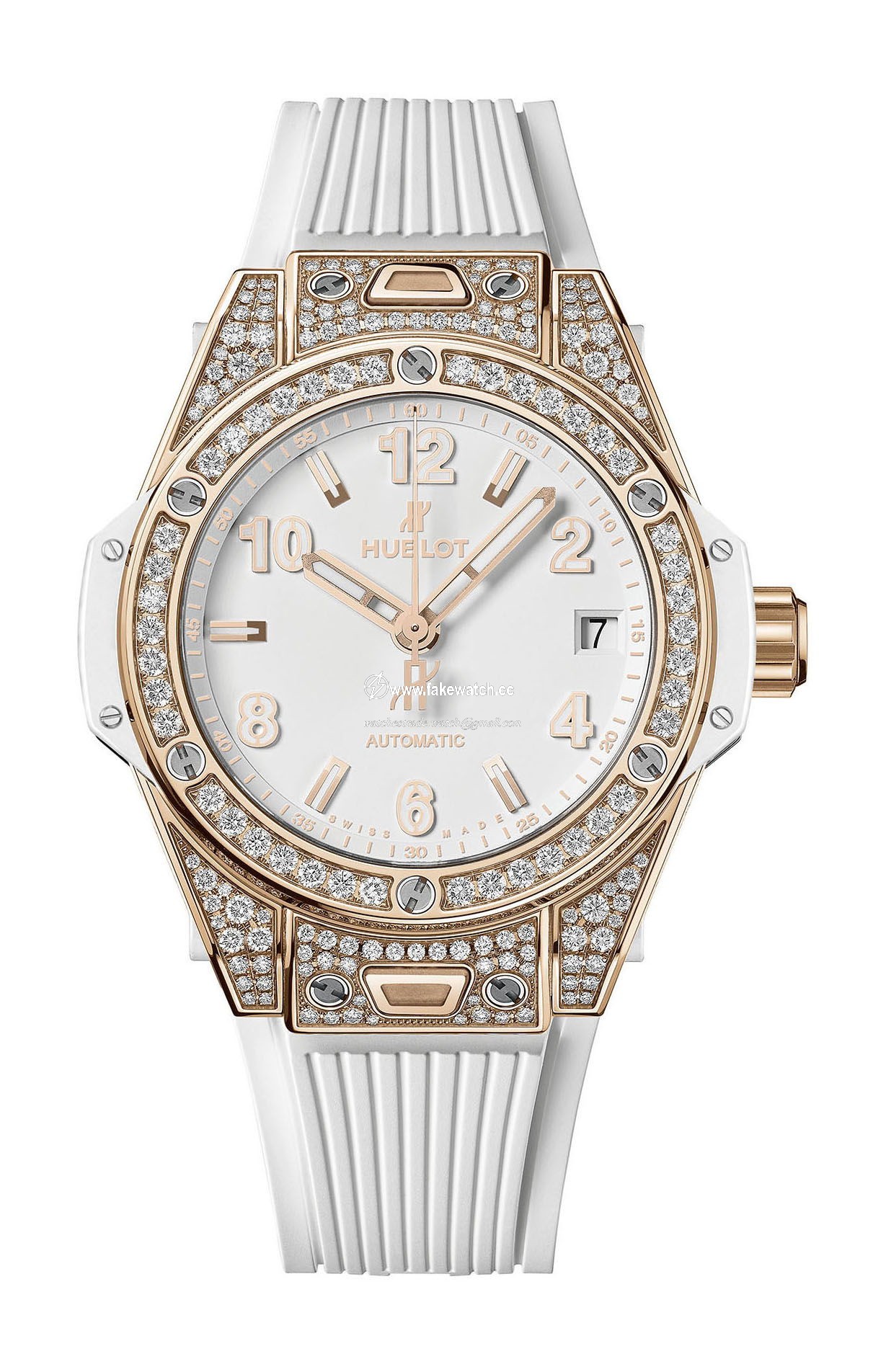 Hublot Big Bang One Click King Gold White Pave 465.OE.2080.RW.1604