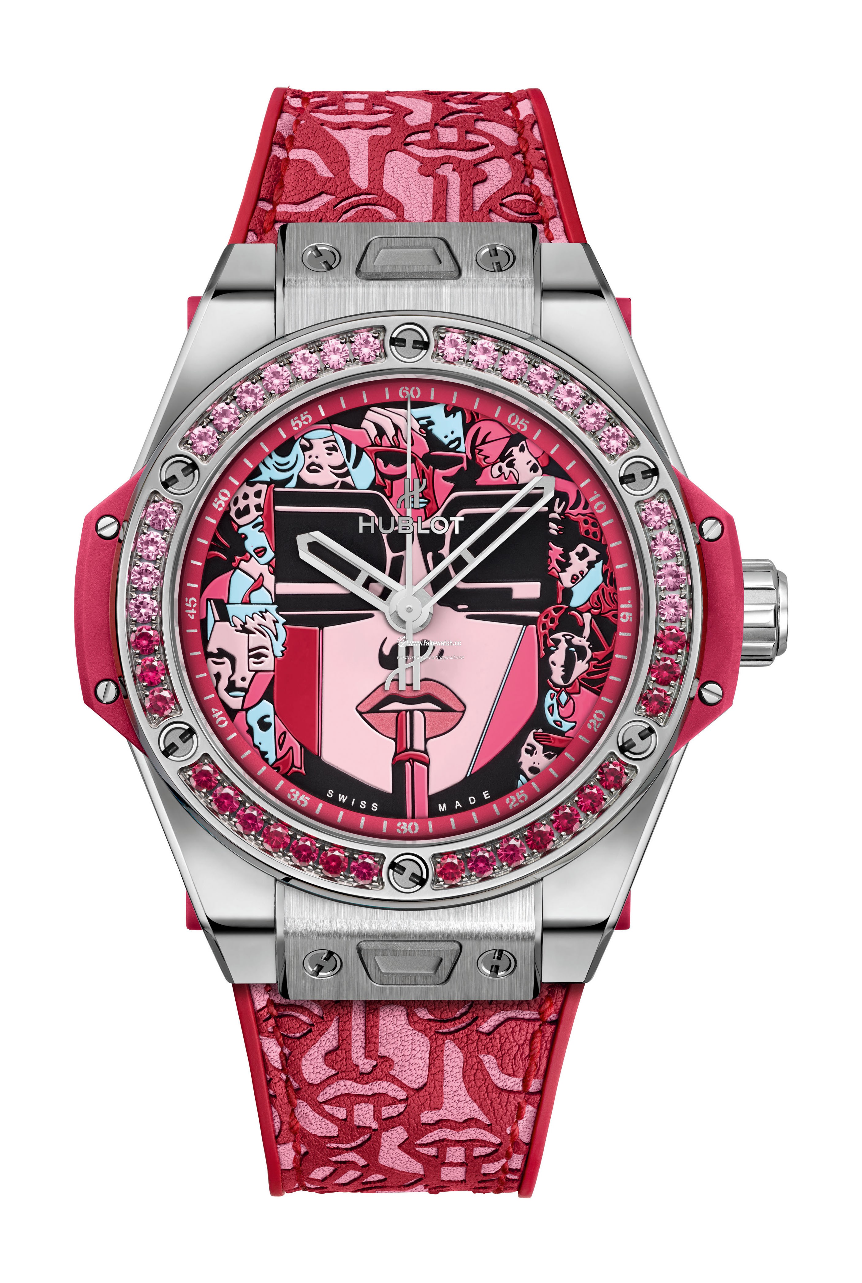 Hublot Big Bang One Click Marc Ferrero Steel Red 465.SX.1130.VR.1213.LIP19