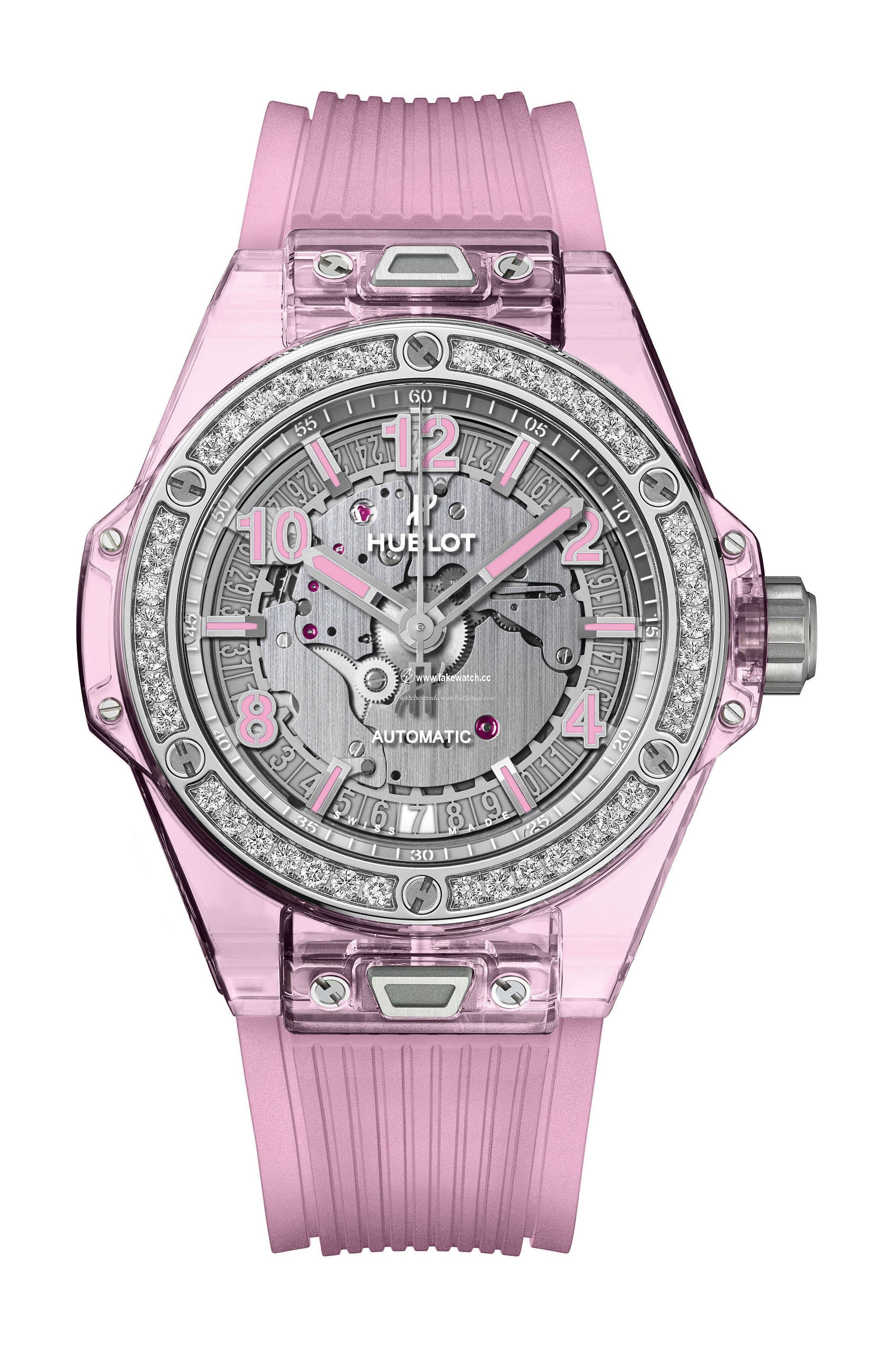 Hublot Big Bang One Click Pink Sapphire Diamonds 465.JP.4802.RT.1204