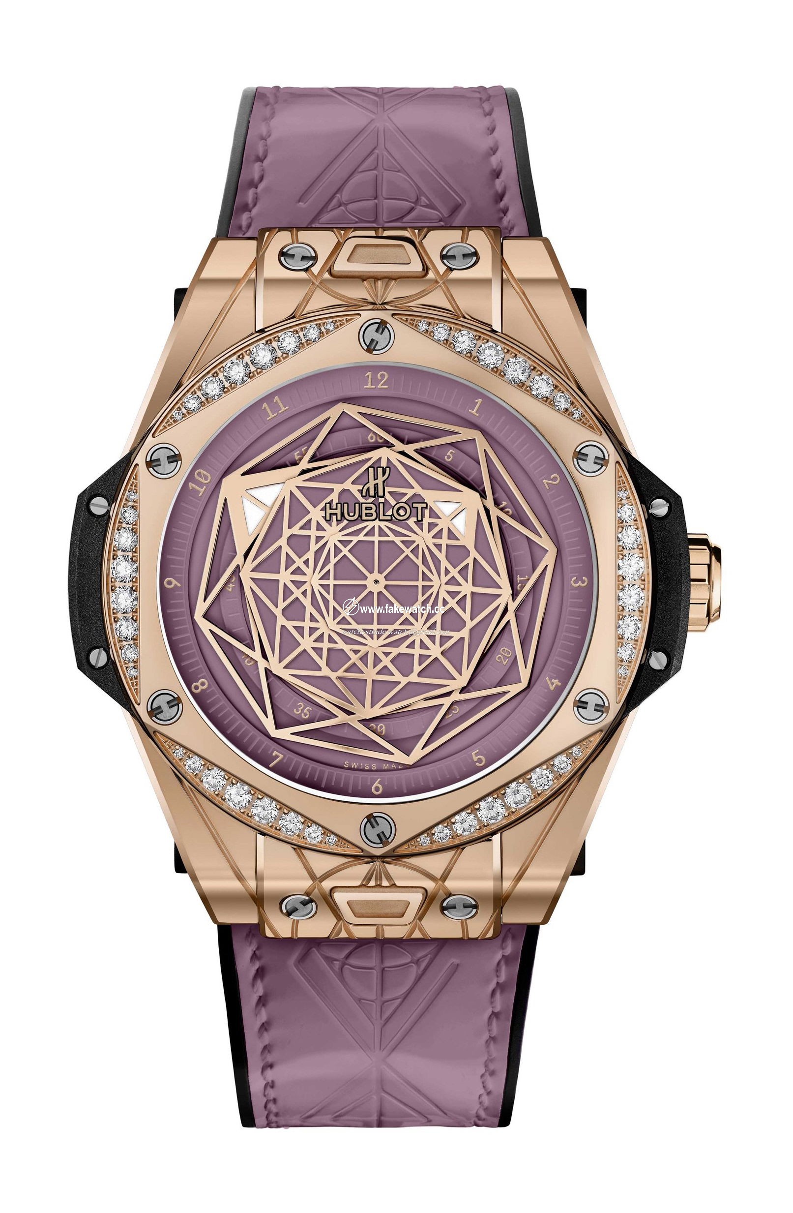 Hublot Big Bang One Click Sang Bleu King Gold Pink Diamonds 465.OS.89P8.VR.1204.MXM20