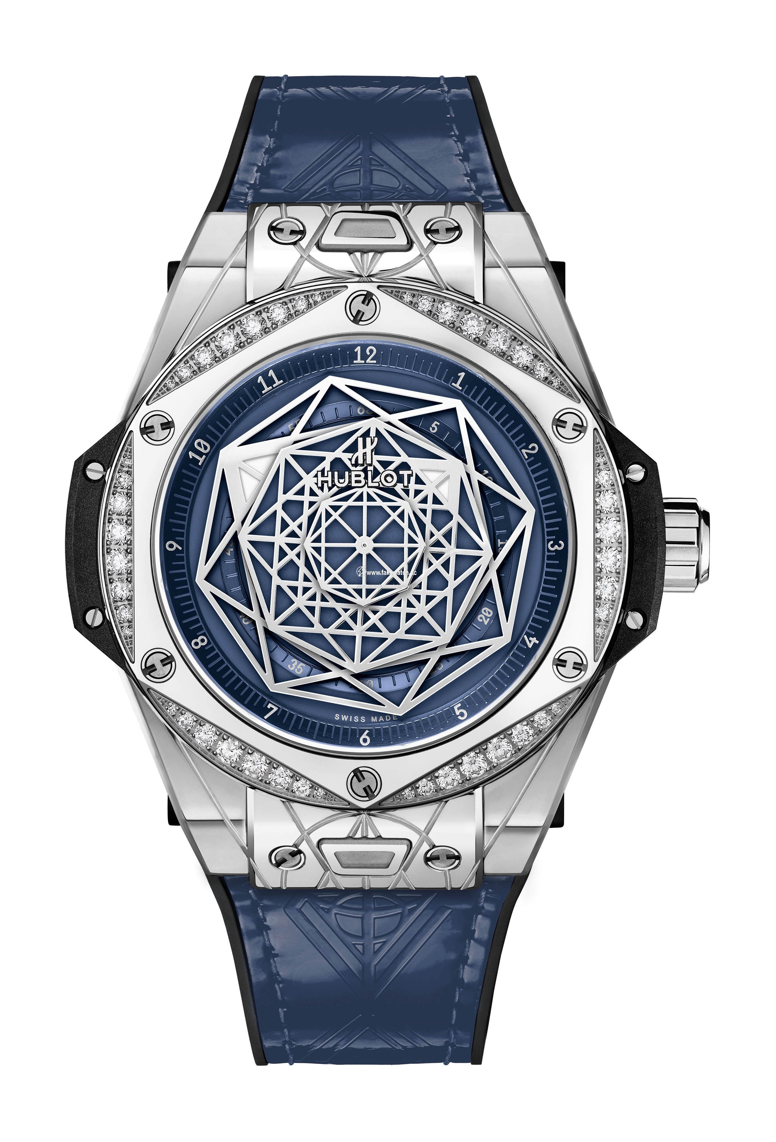 Hublot Big Bang One Click Sang Bleu Steel Blue Diamonds 465.SS.7179.VR.1204.MXM19