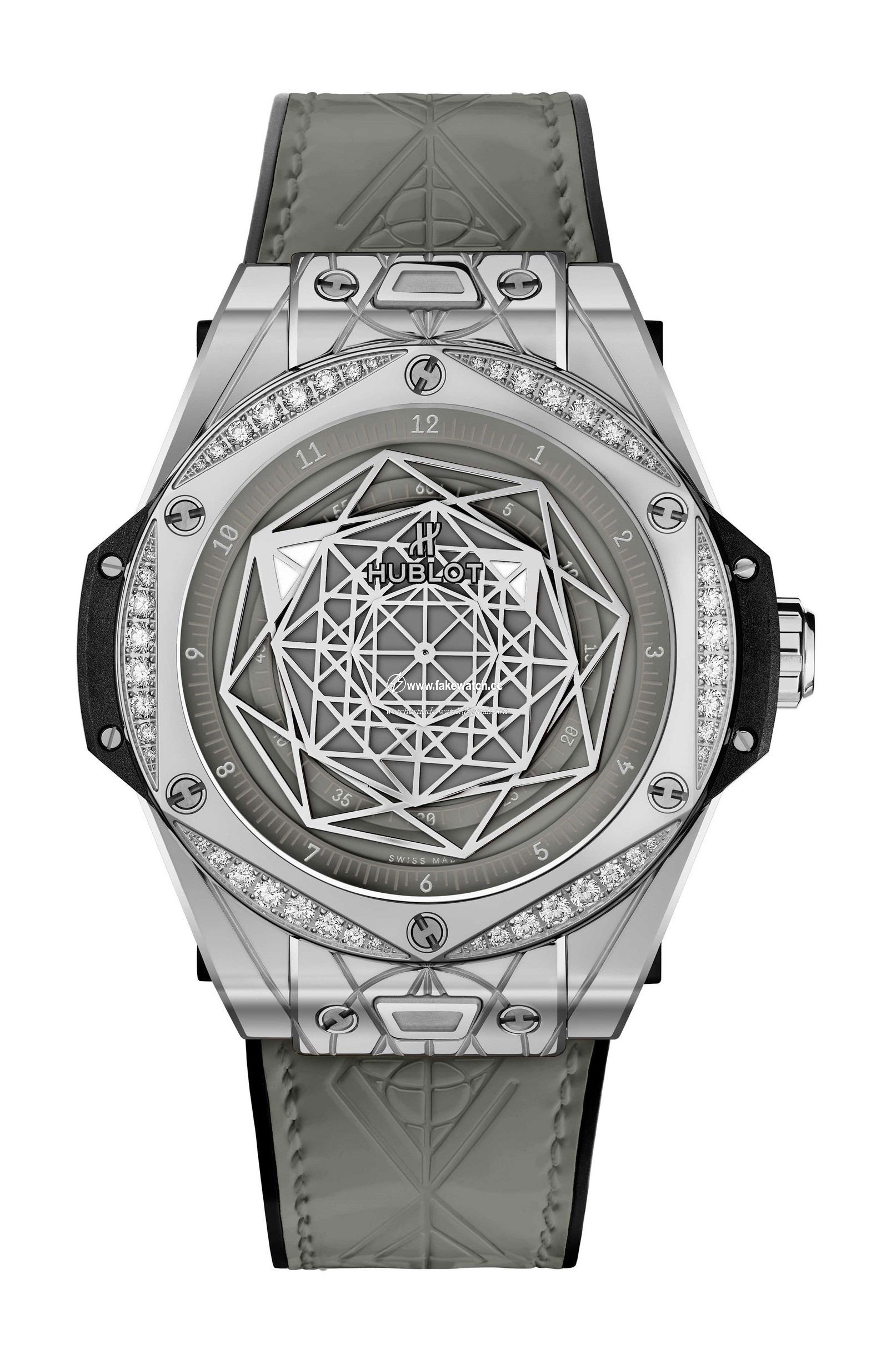 Hublot Big Bang One Click Sang Bleu Steel Grey Diamonds 465.SS.7047.VR.1204.MXM20