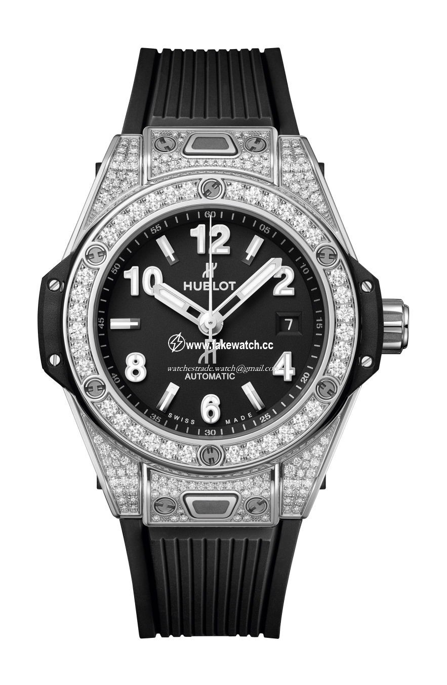 Hublot Big Bang One Click Steel Pave 33mm 485.SX.1170.RX.1604