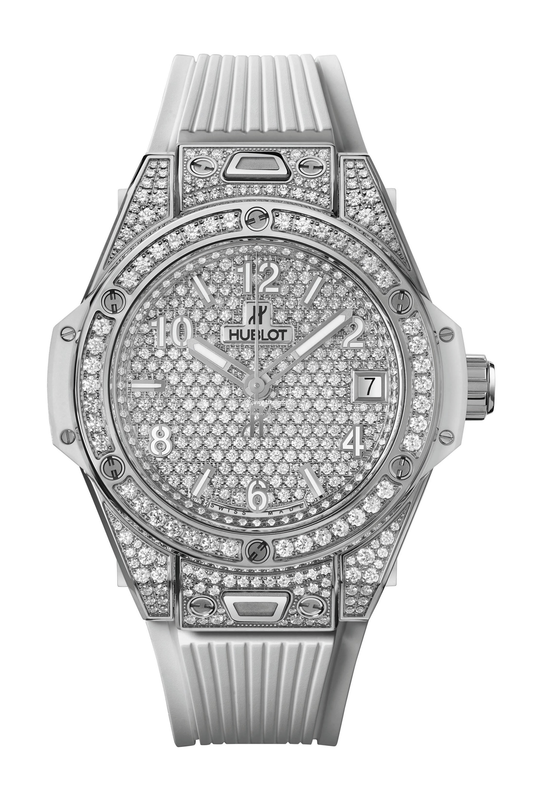 Hublot Big Bang One Click Steel White Full Pave 465.SE.9010.RW.1604