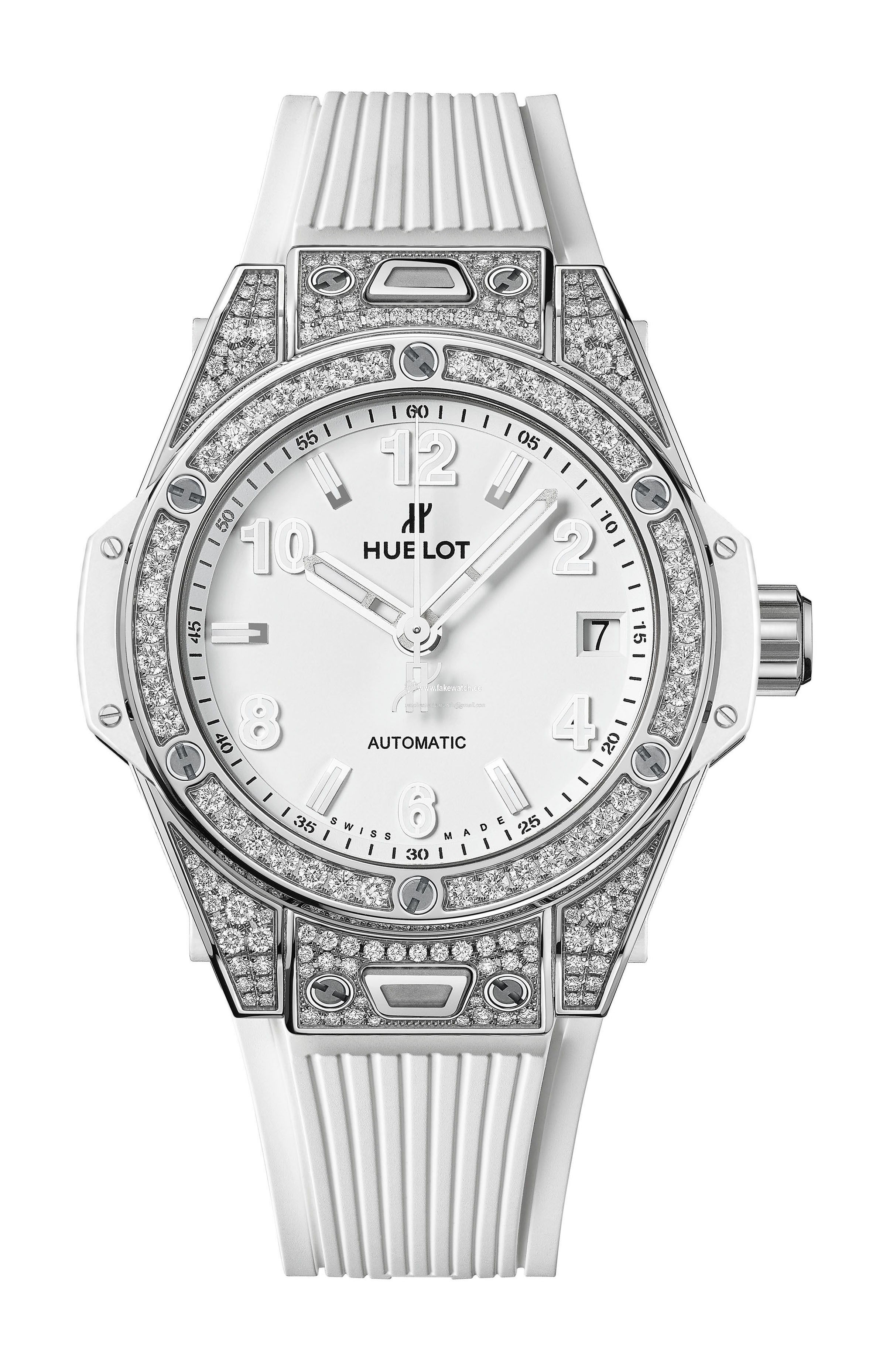 Hublot Big Bang One Click Steel White Pave 465.SE.2010.RW.1604