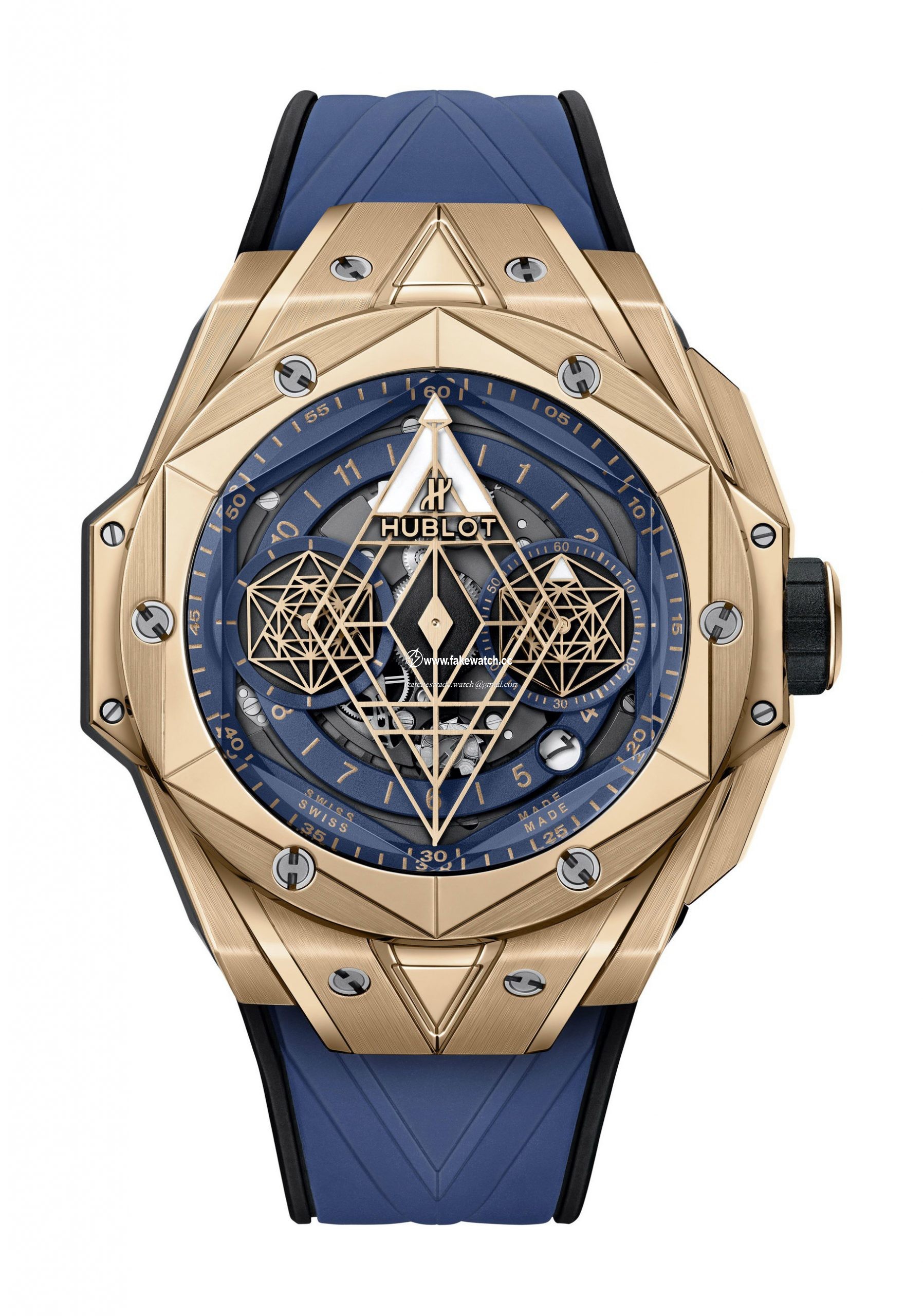 Hublot Big Bang Sang Bleu II King Gold Blue 418.OX.5108.RX.MXM20