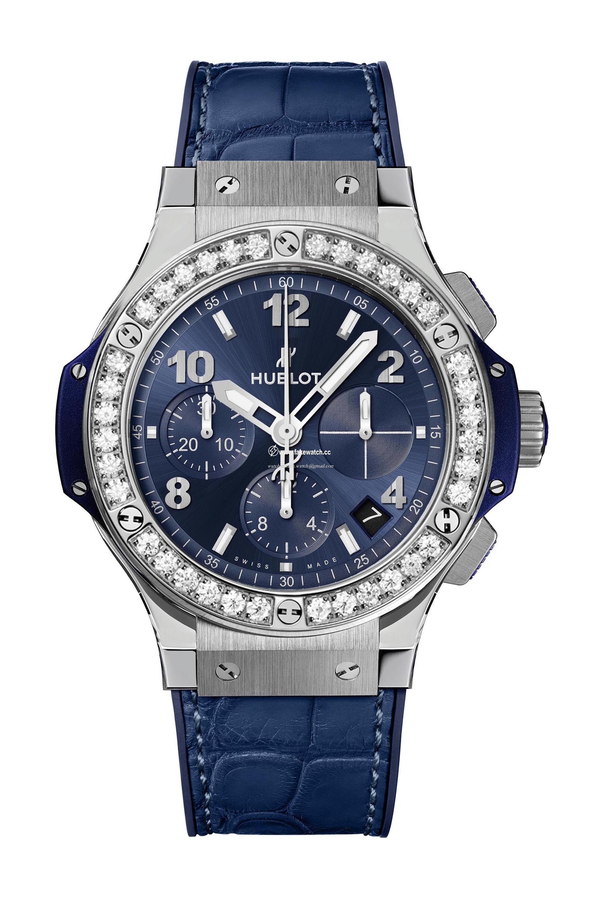 Hublot Big Bang Steel Blue Diamonds 341.SX.7170.LR.1204