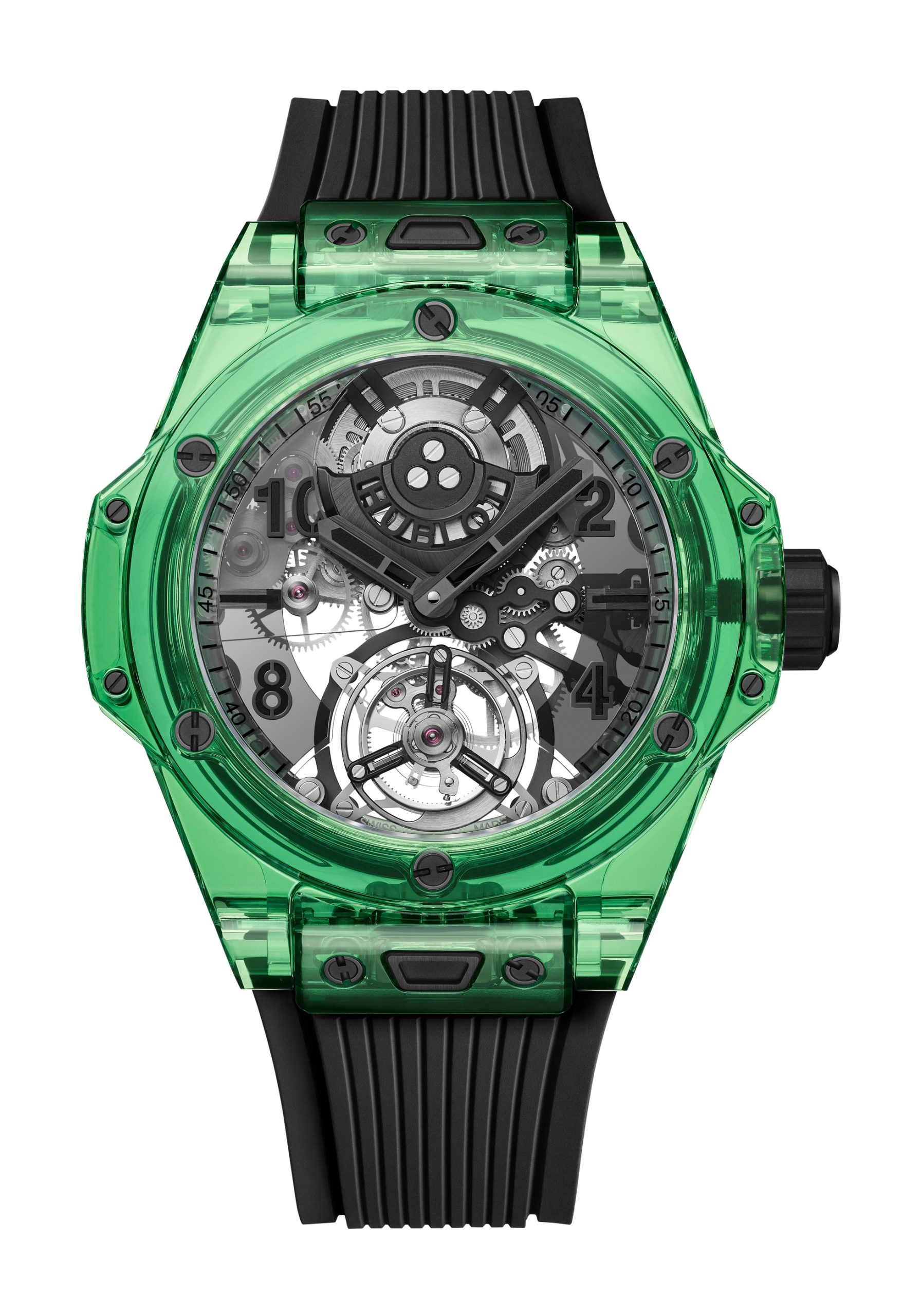 Hublot Big Bang Tourbillon Automatic Green Saxem 429.JG.0110.RT