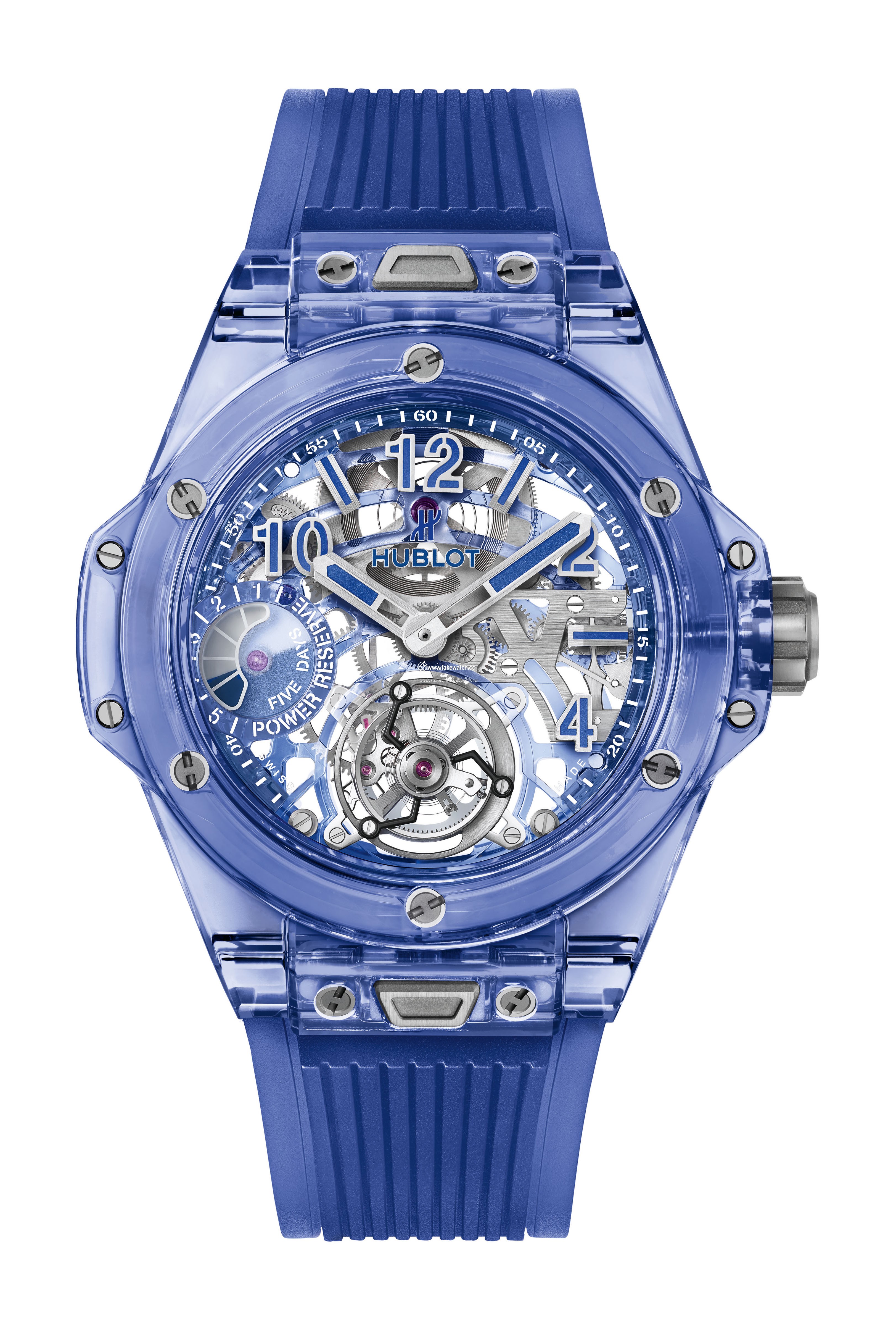 Hublot Big Bang Tourbillon Power Reserve 5 days Blue Sapphire 405.JL.0120.RT