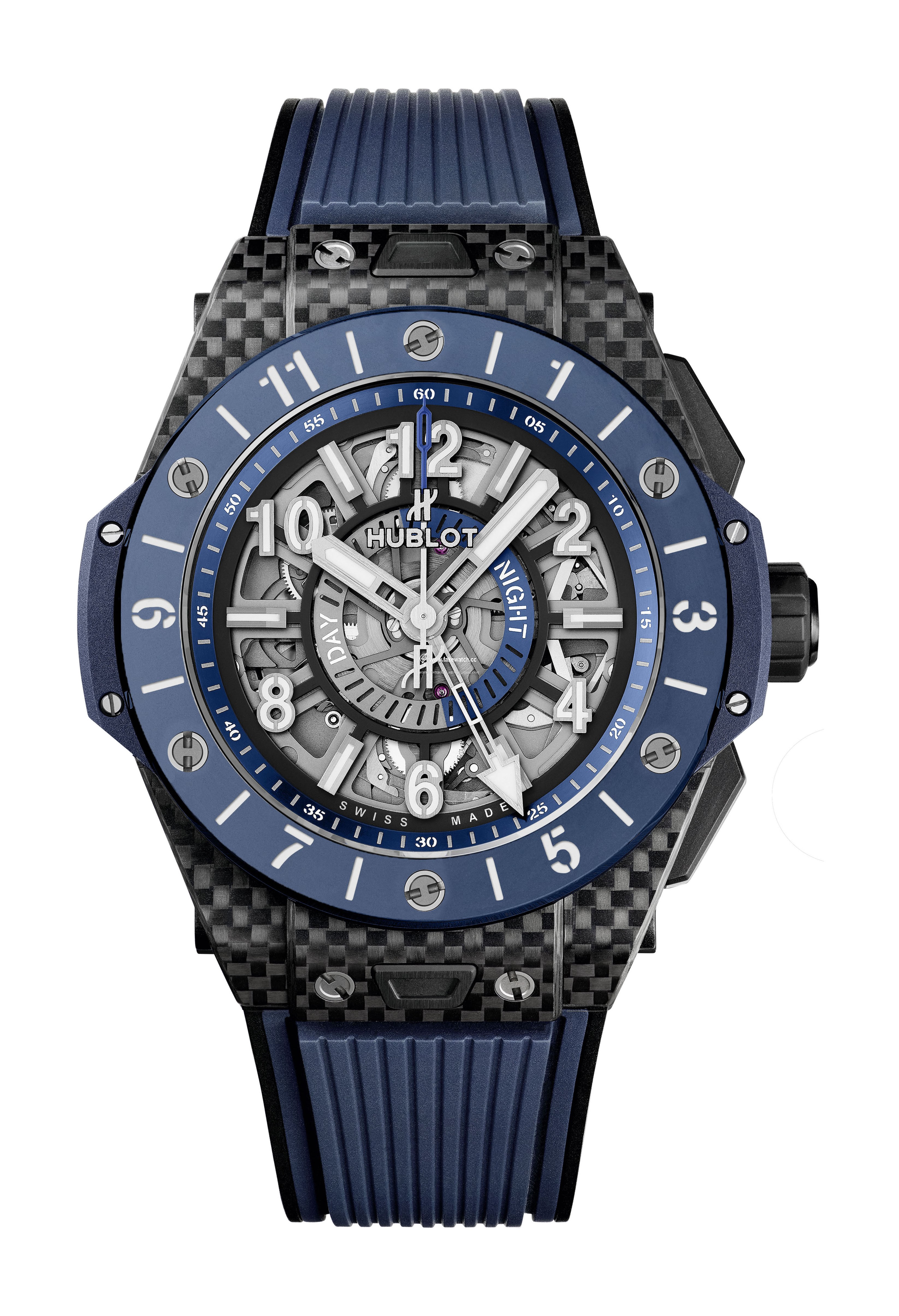 Hublot Big Bang Unico Gmt Carbon Blue Ceramic 471.QL.7127.RX