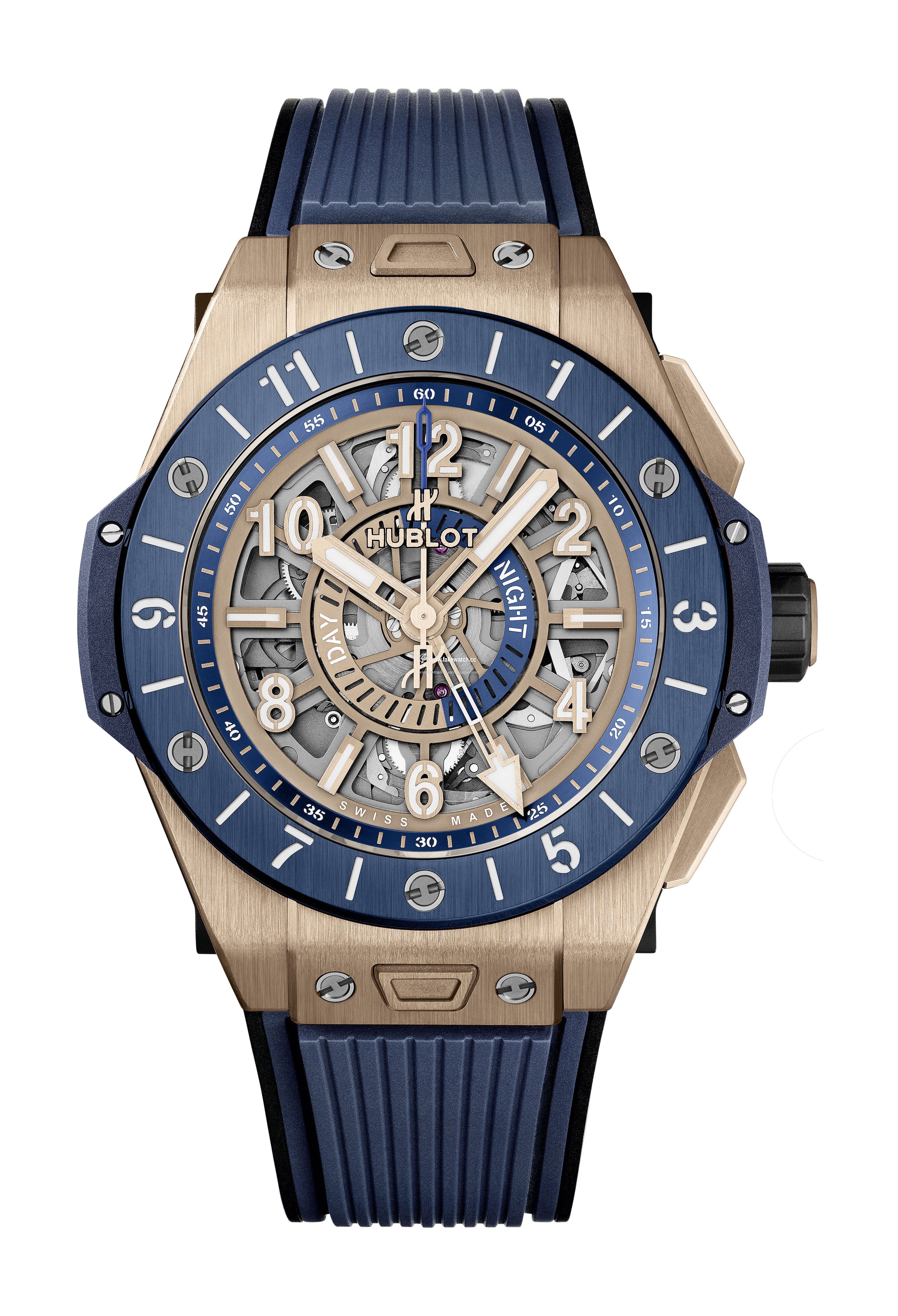 Hublot Big Bang Unico Gmt King Gold Blue Ceramic 471.OL.7128.RX