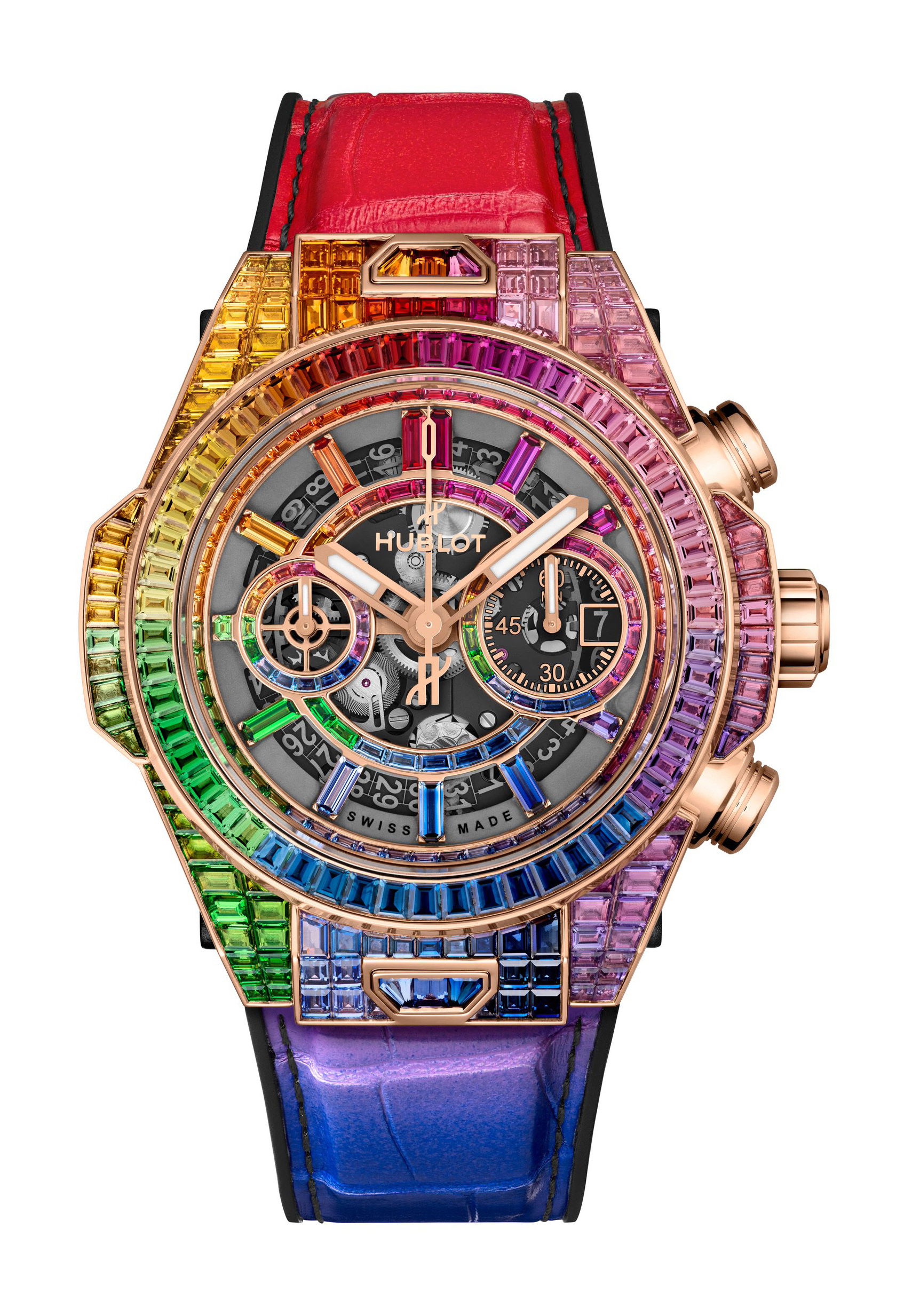 Hublot Big Bang Unico High Jewellery King Gold Rainbow 421.OX.9099.LR.9999