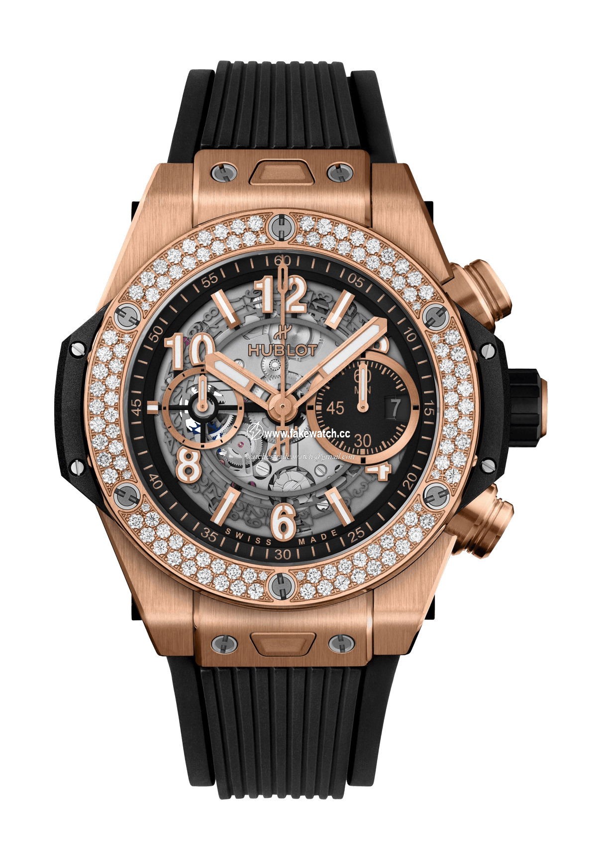 Hublot Big Bang Unico King Gold Diamonds 411.OX.1180.RX.1104