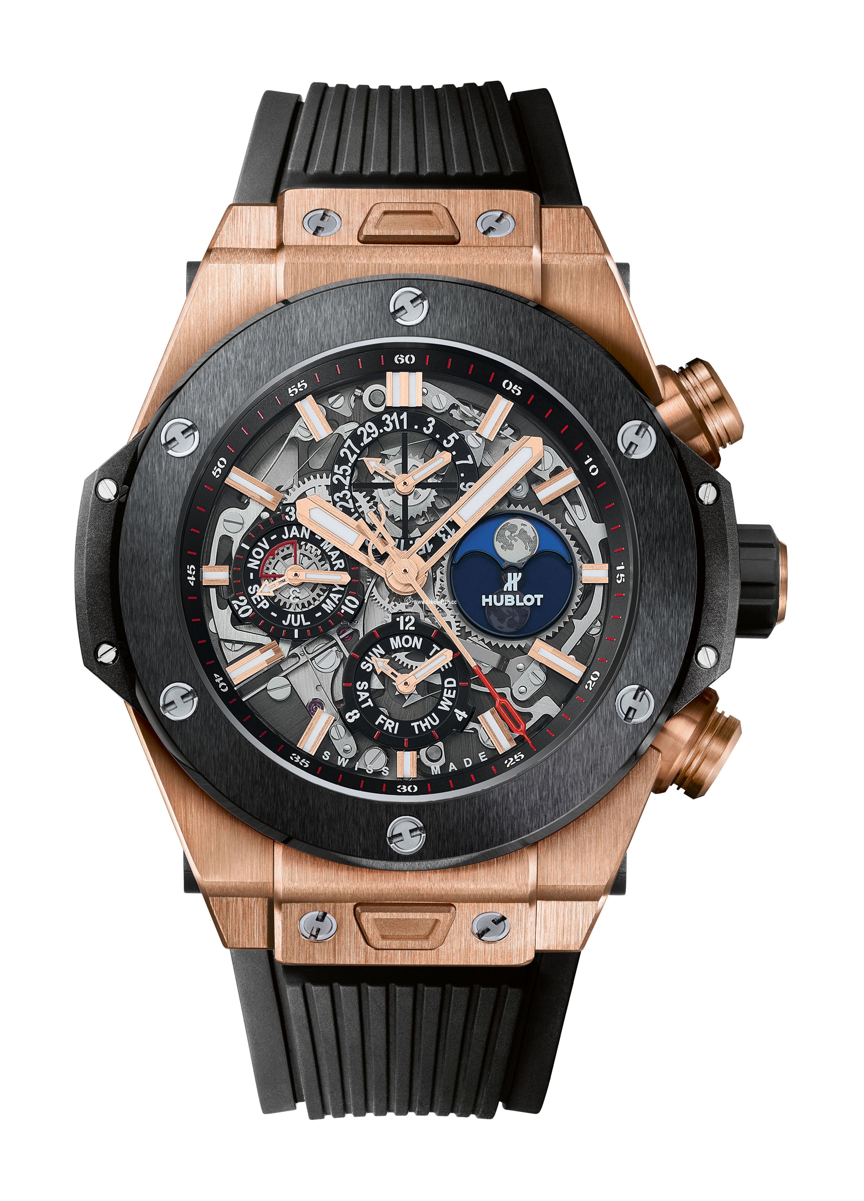 Hublot Big Bang Unico Perpetual Calendar King Gold Ceramic 406.OM.0180.RX