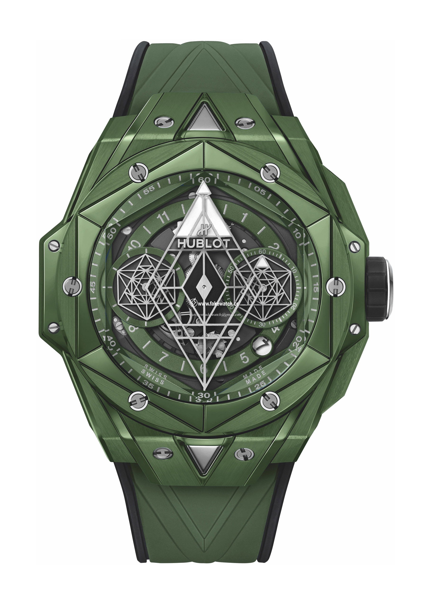 Hublot Big Bang Unico Sang Bleu II Green Ceramic 418.GX.5207.RX.MXM22