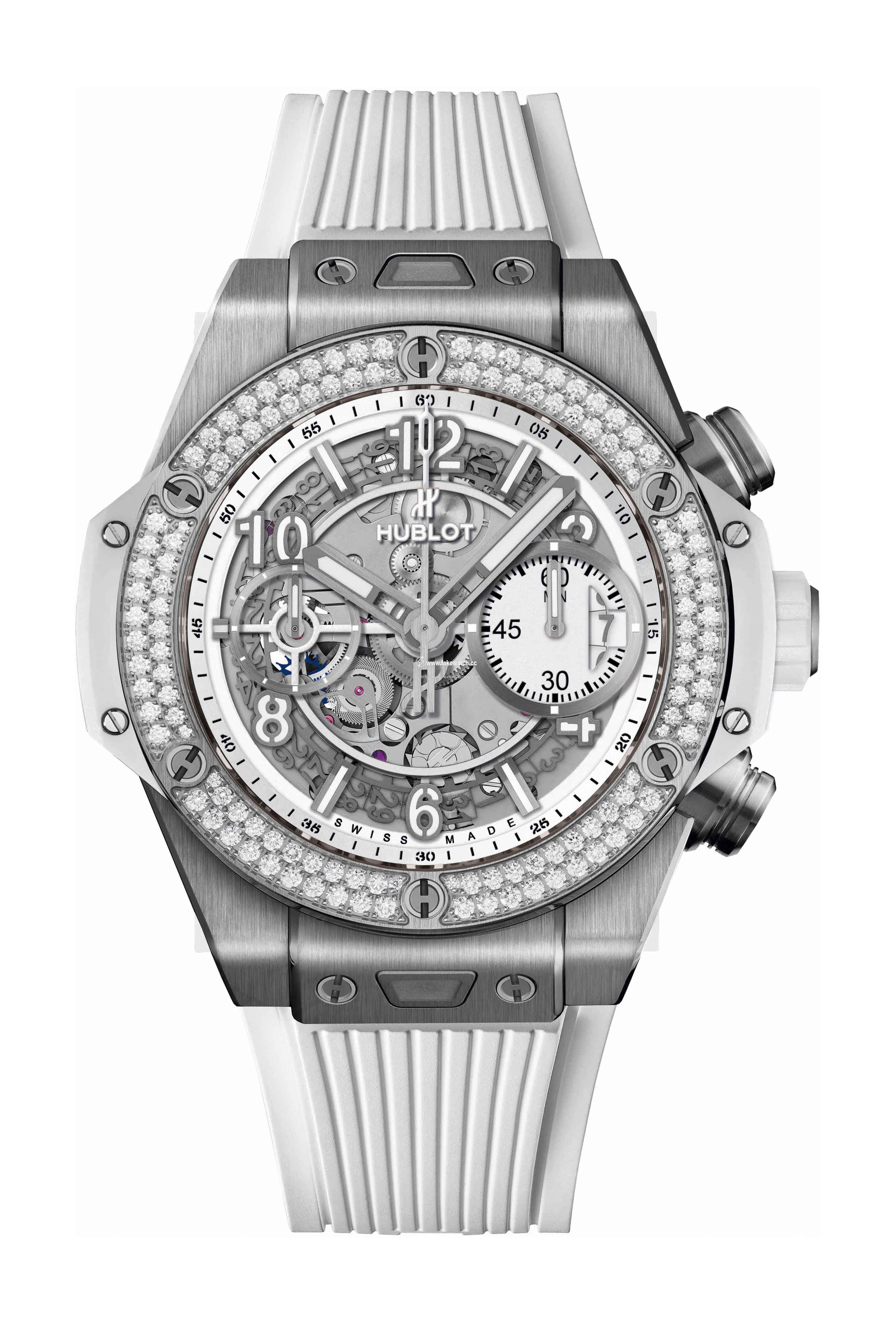 Hublot Big Bang Unico Titanium White Diamonds 441.NE.2010.RW.1104