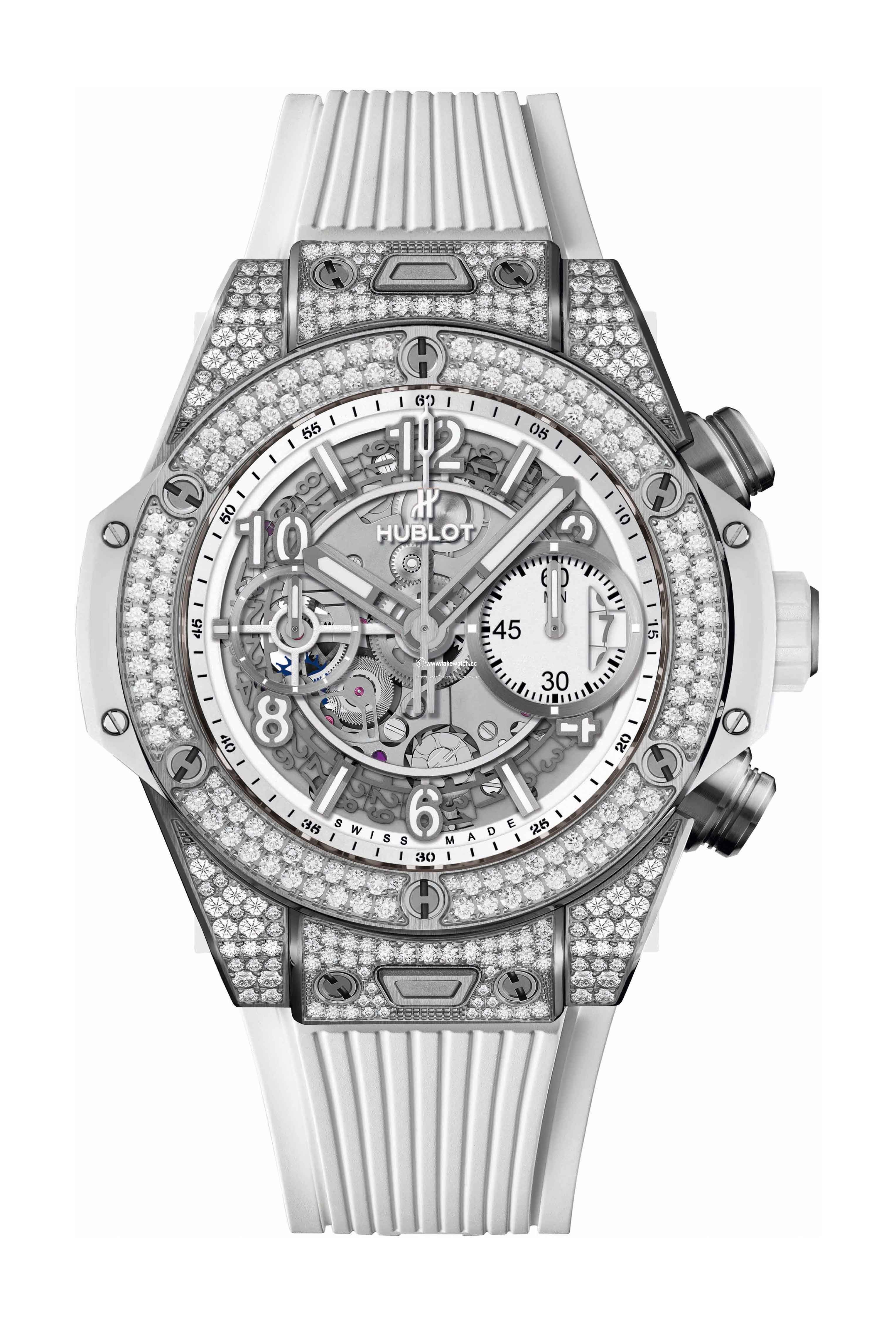 Hublot Big Bang Unico Titanium White Pave 441.NE.2010.RW.1704