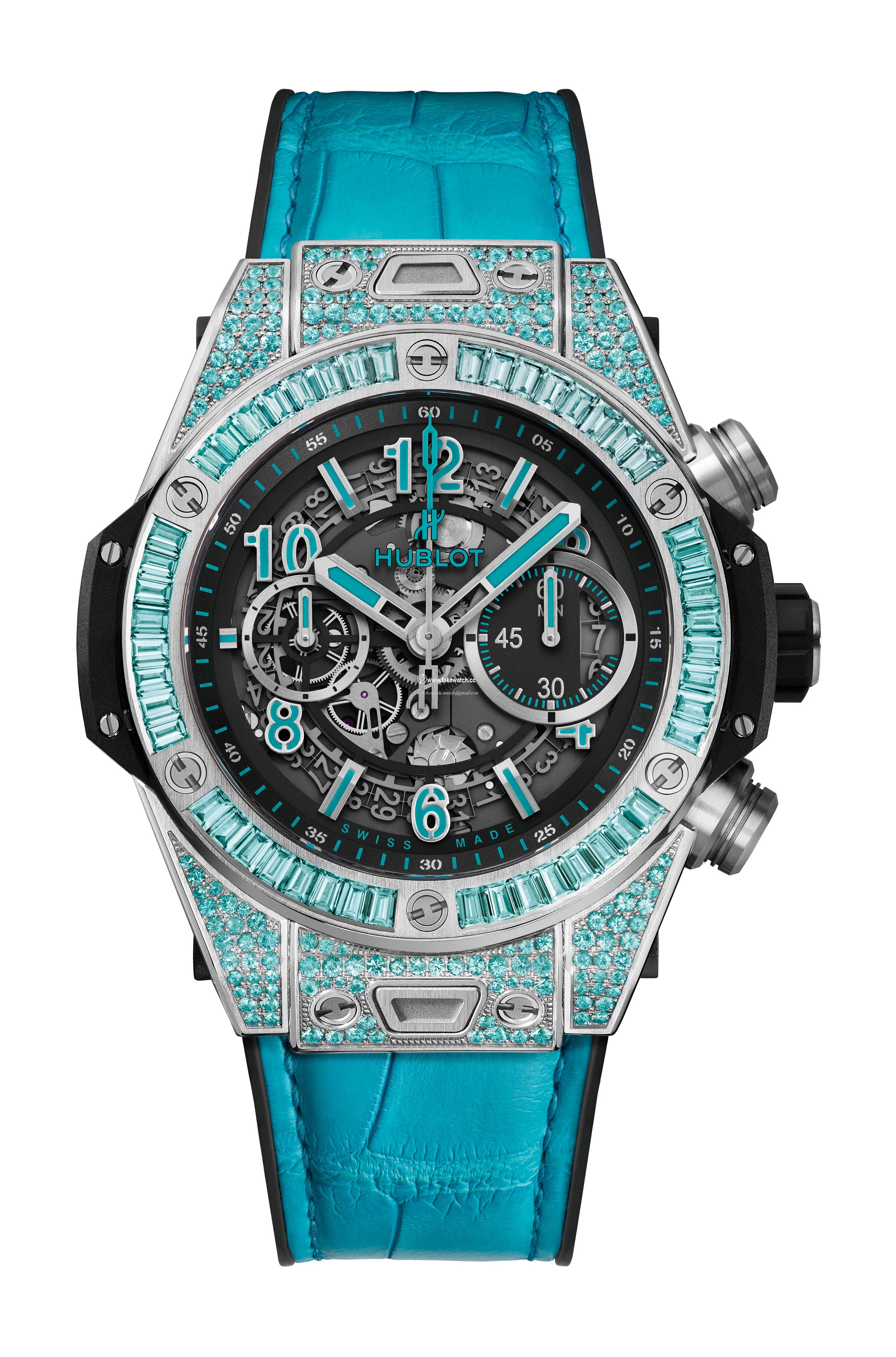 Hublot Big Bang Unico White Gold Paraiba 411.WX.1179.LR.0919