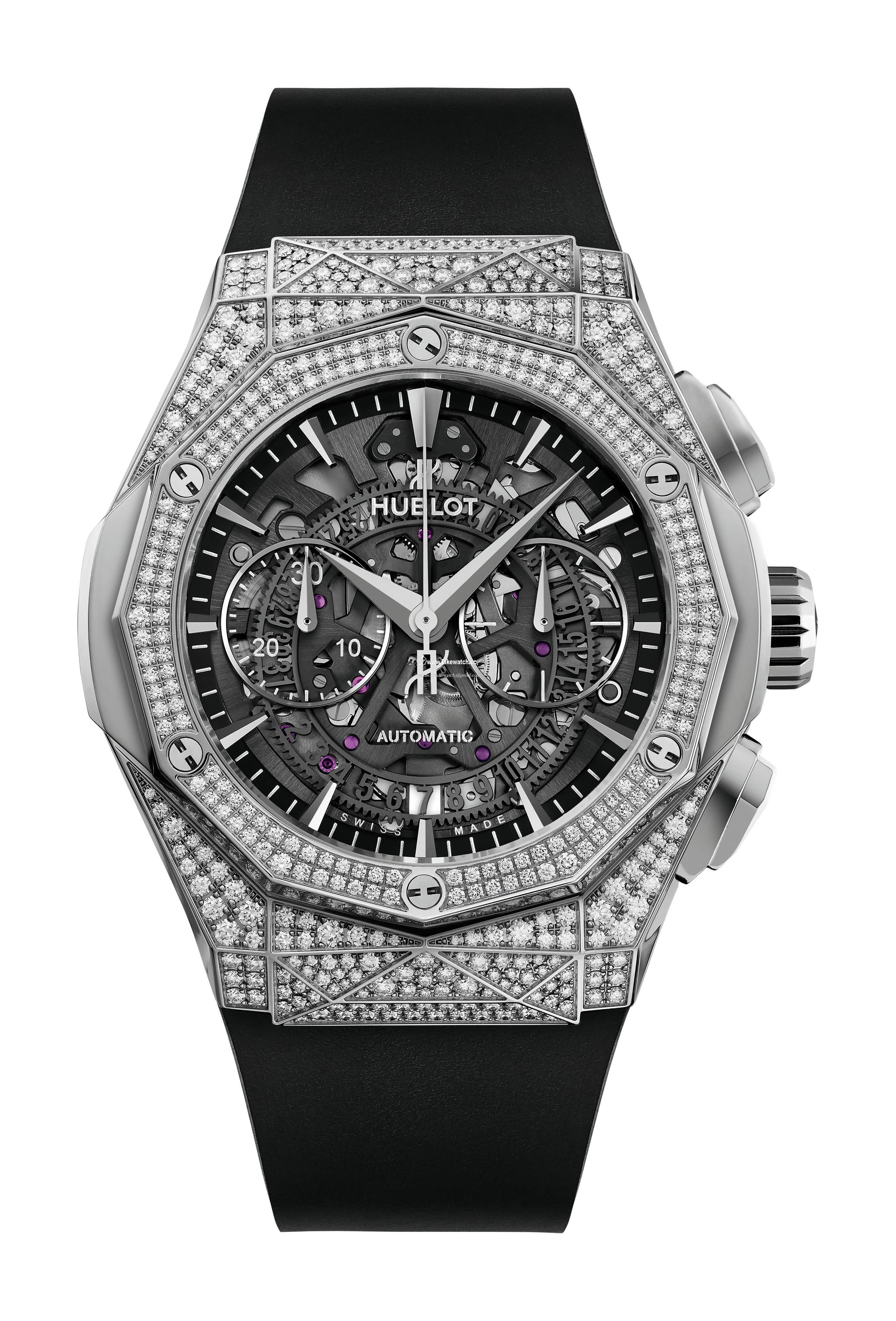 Hublot Classic Fusion Aero Chronograph Orlinski Titanium Pave 525.NX.0170.RX.1704.ORL18