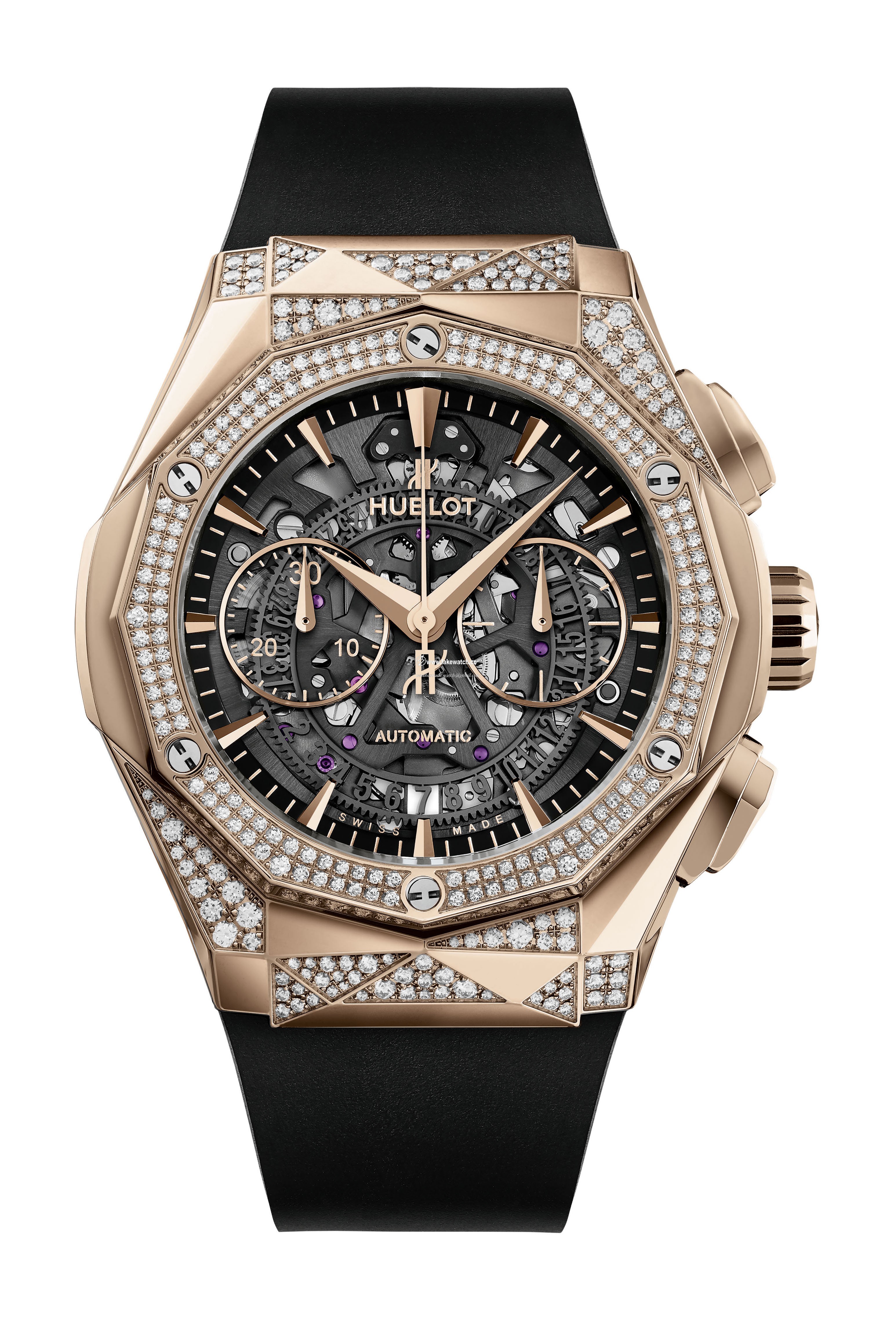 Hublot Classic Fusion Aerofusion Chronograph Orlinski King Gold Alternative Pave 525.OX.0180.RX.1804.ORL19