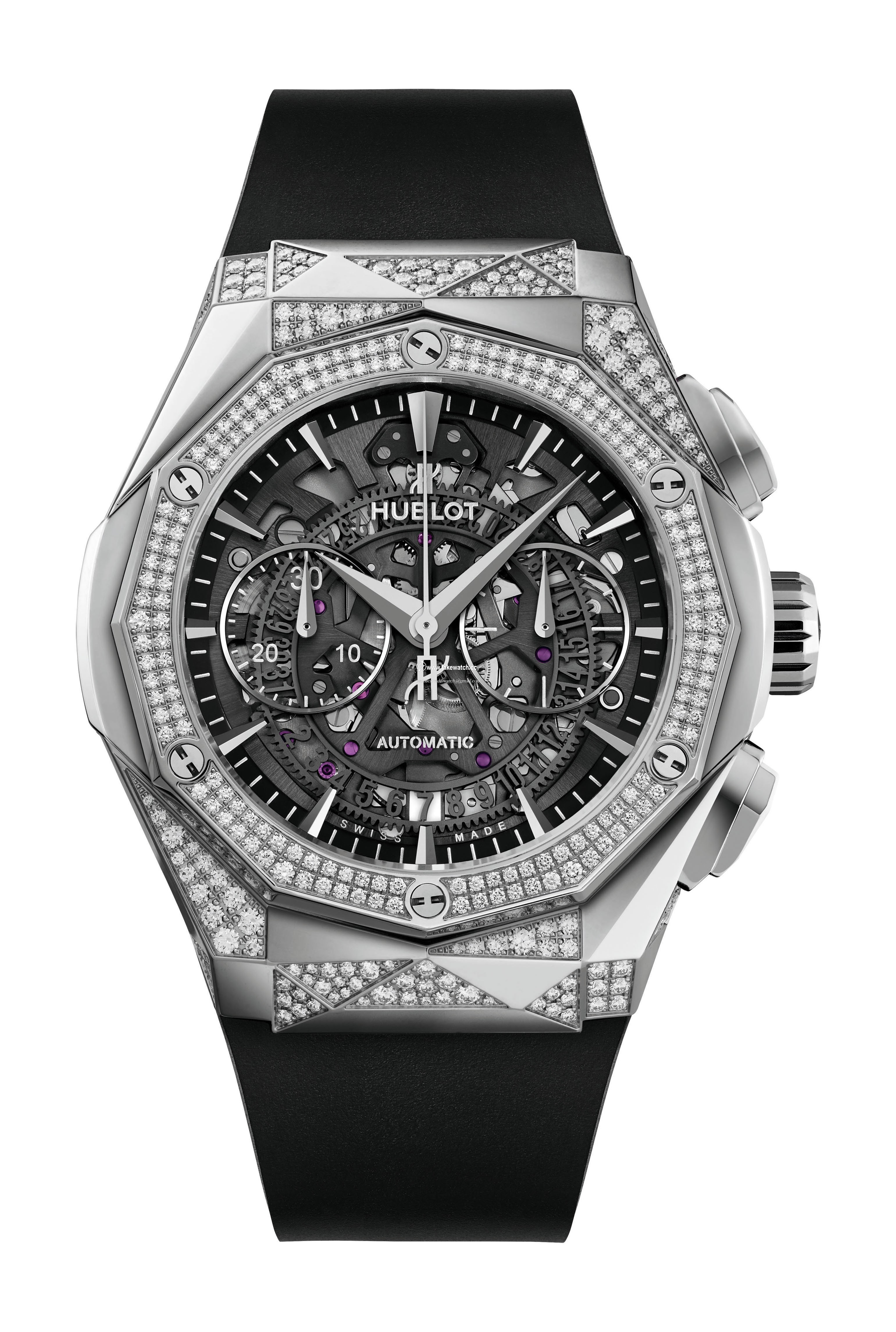 Hublot Classic Fusion Aerofusion Chronograph Orlinski Titanium Alternative Pave 525.NX.0170.RX.1804.ORL18