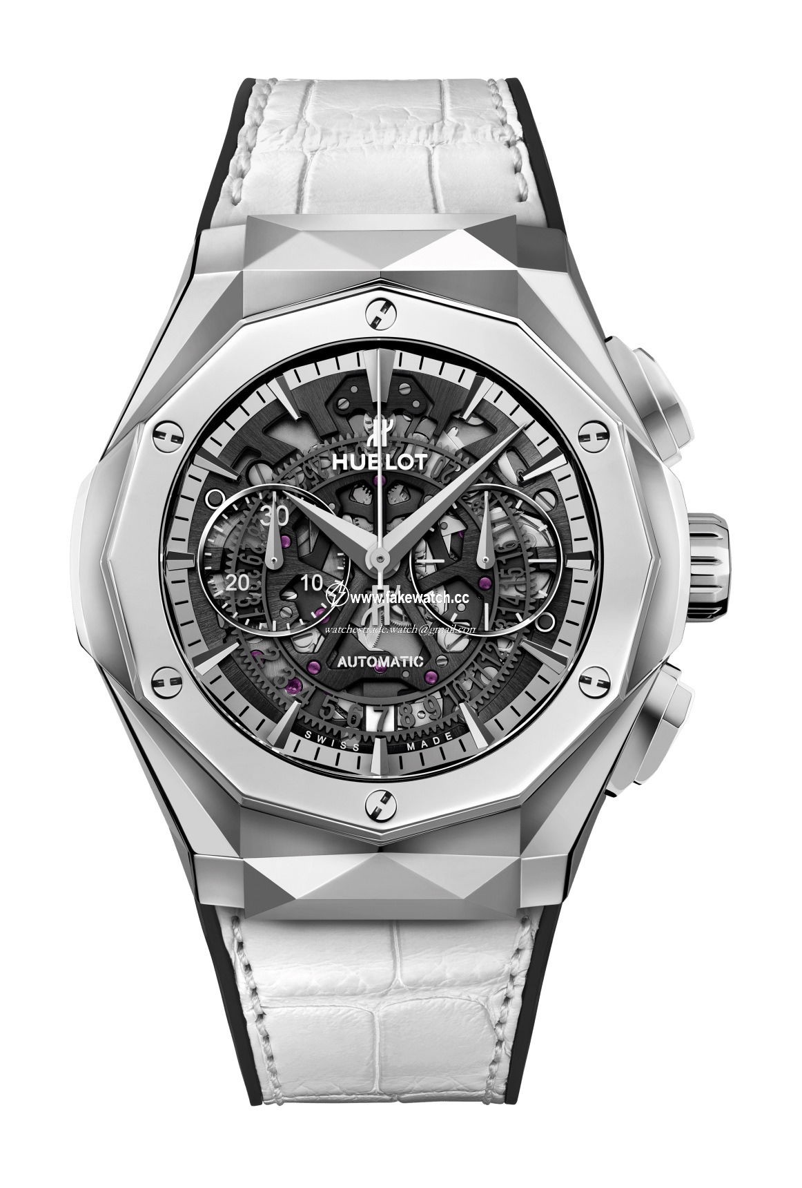 Hublot Classic Fusion Aerofusion Chronograph Orlinski Titanium White 525.NX.0127.LR.JORL19