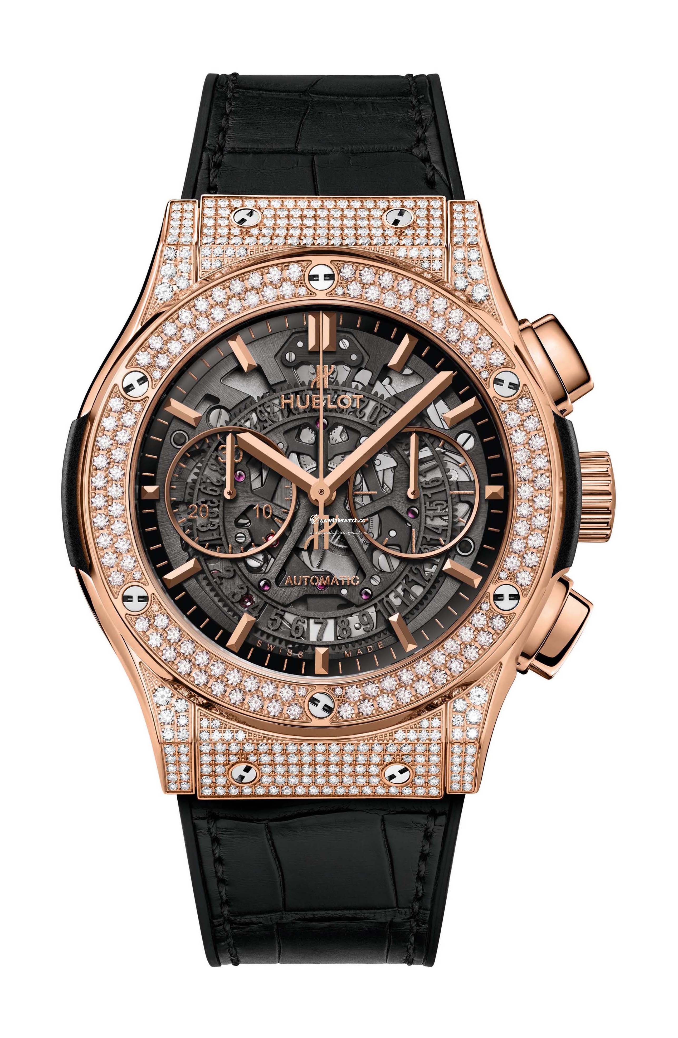 Hublot Classic Fusion Aerofusion King Gold Pave 525.OX.0180.LR.1704