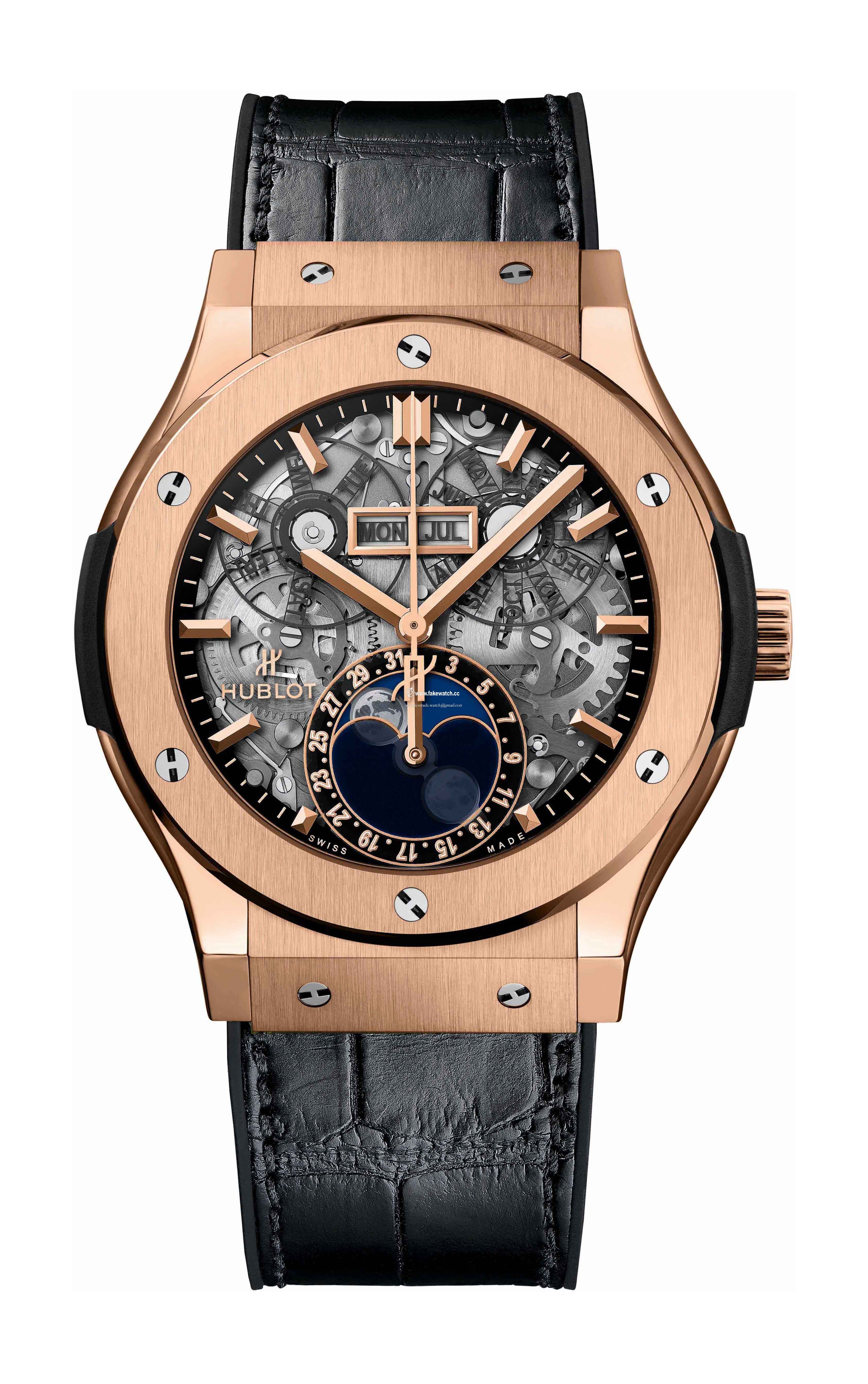 Hublot Classic Fusion Aerofusion Moonphase Aeromoon King Gold 517.OX.0180.LR