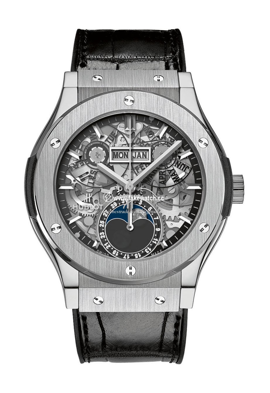 Hublot Classic Fusion Aerofusion Moonphase Aeromoon Titanium 547.NX.0170.LR