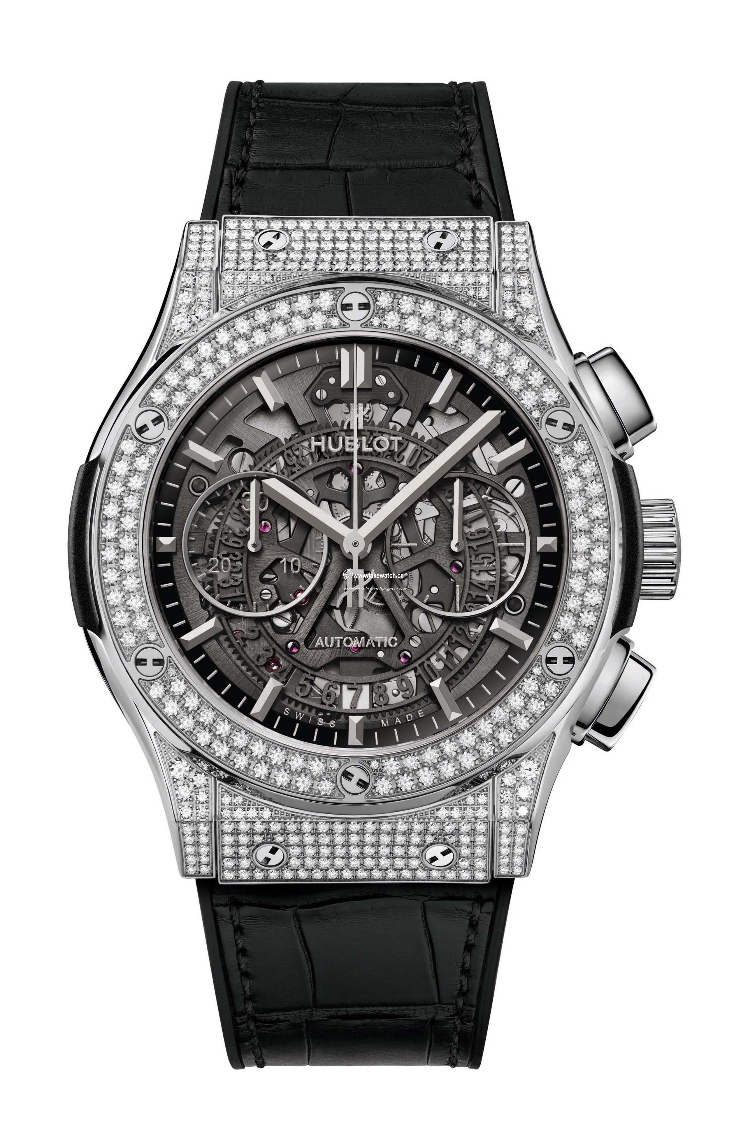 Hublot Classic Fusion Aerofusion Titanium Pave 525.NX.0170.LR.1704