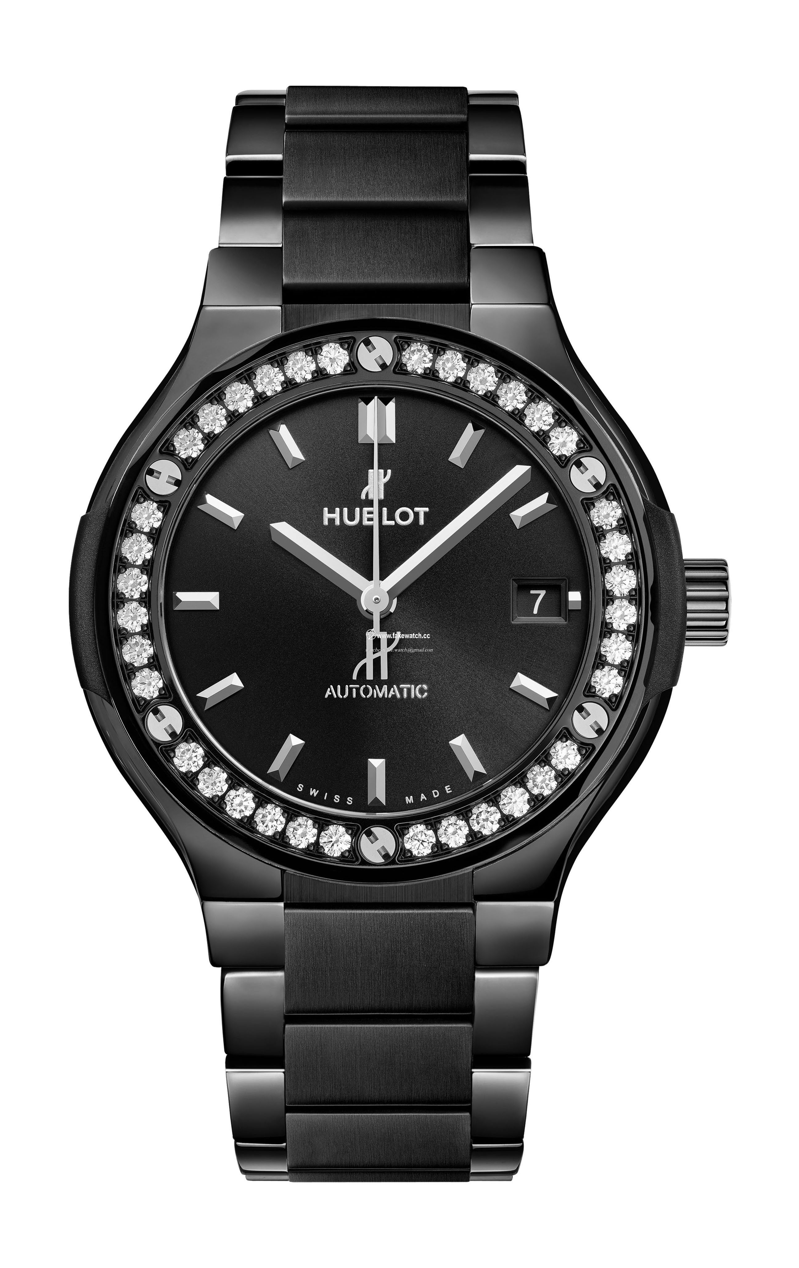 Hublot Classic Fusion Black Magic Bracelet Diamonds 568.CM.1470.CM.1204